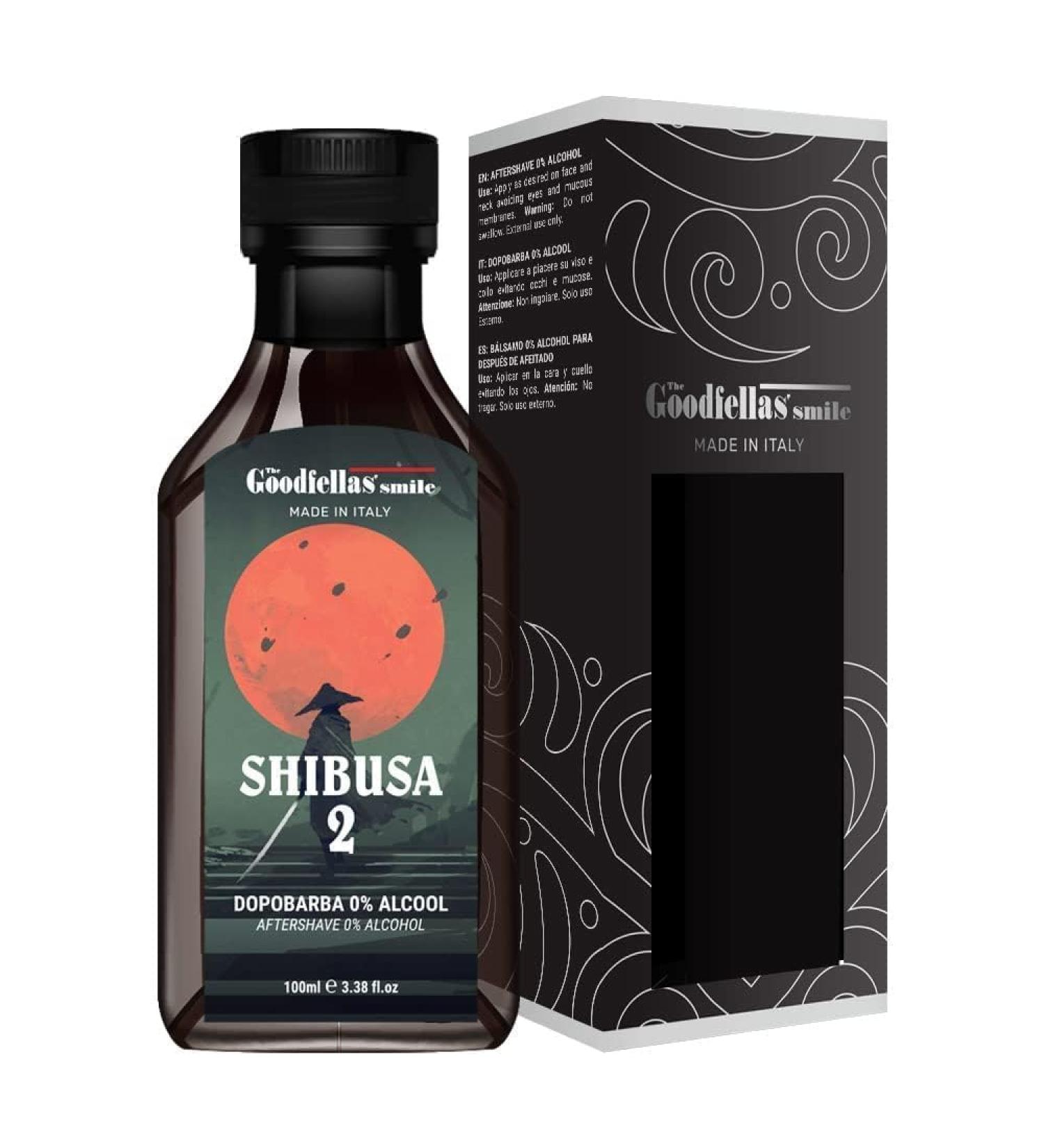 The Goodfellas' smile Liquide apr s-barbe Shibusa 2 z ro alcool 100 ml Shibusa 2 100 ml (Lot de 1)