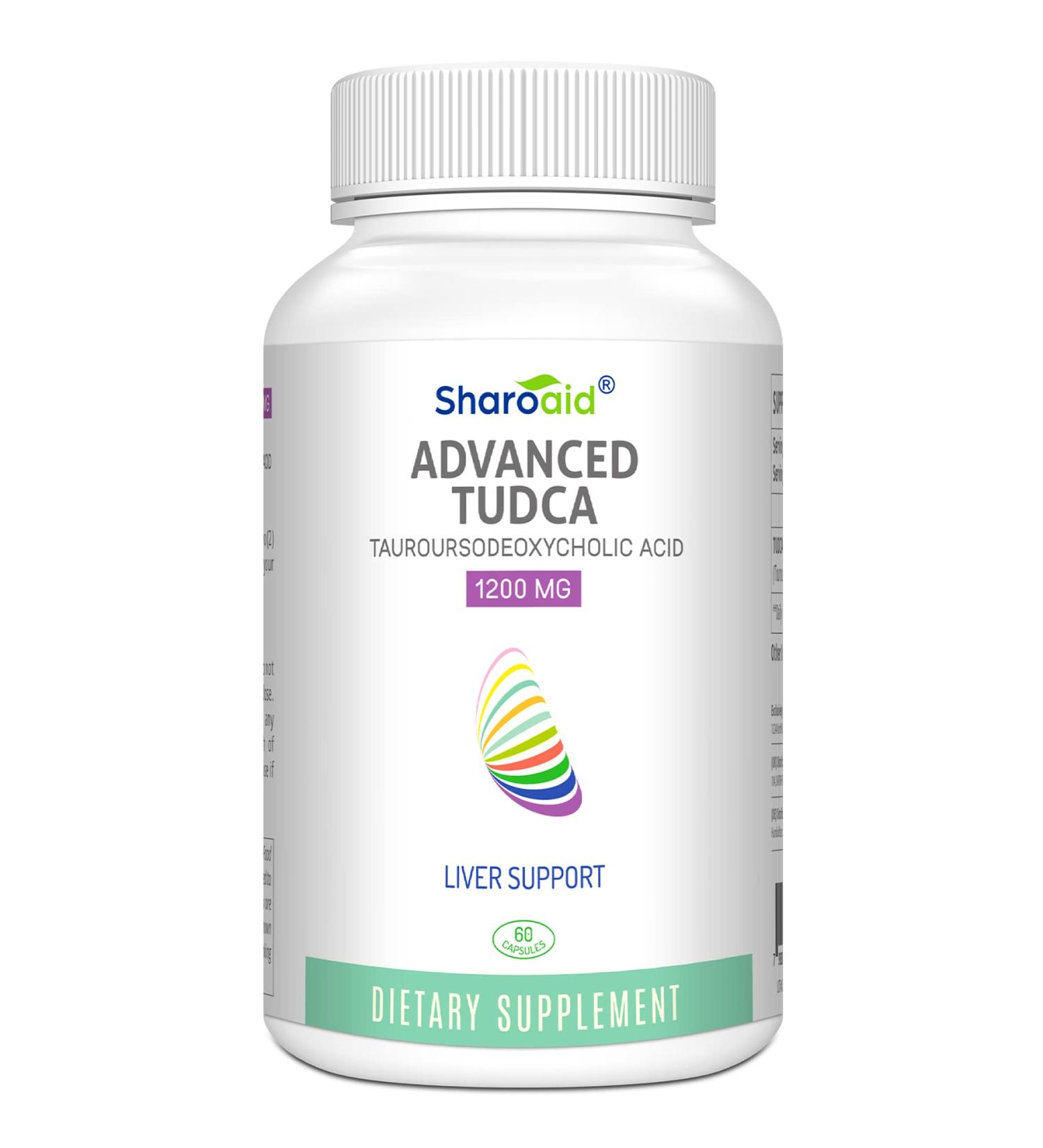 TUDCA Liver Support 1200mg Vegan Capsules - 60 Count - Third Party Tested High Strength Formula for Liver Kidney Gallbladder Health - Buy Online on GoSupps.com