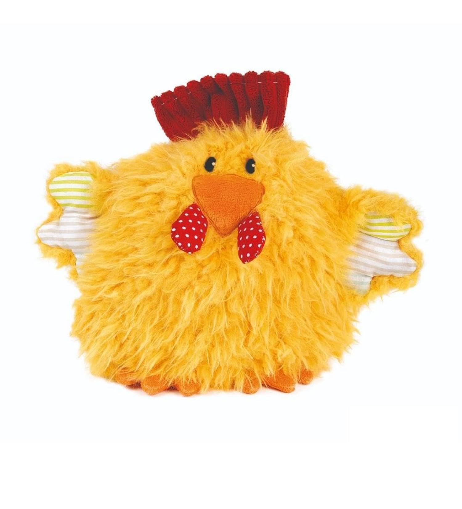 Sanger hot water bottle with cover chicken Milla 0.8l children's bed bottle soft toy cuddly colorful