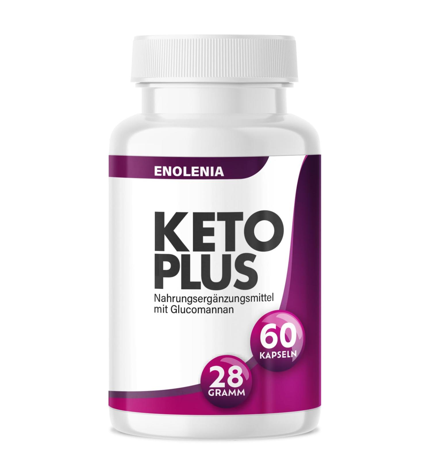 Buy Enolenia KETO PLUS Capsules - High Dose Glucomannan Dietary Supplement for Men & Women 60 Capsules - International Shipping Available - Buy Online on GoSupps.com