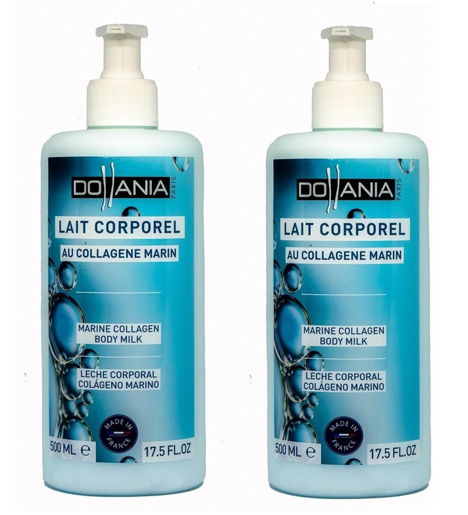 Dollania Body Milk With Aloe Vera and Marine Collagen (2 Pump Bottles of 500 ml)