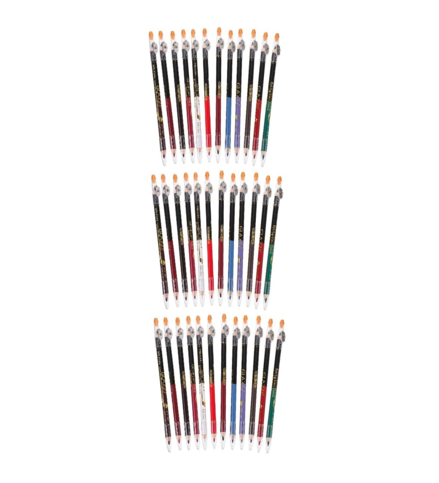Beavorty 36 pcs lip liner eyeliner gel eyeliner eyebrow pencil lip shaping pencil lip pencil eye shadow major - Buy Online on GoSupps.com