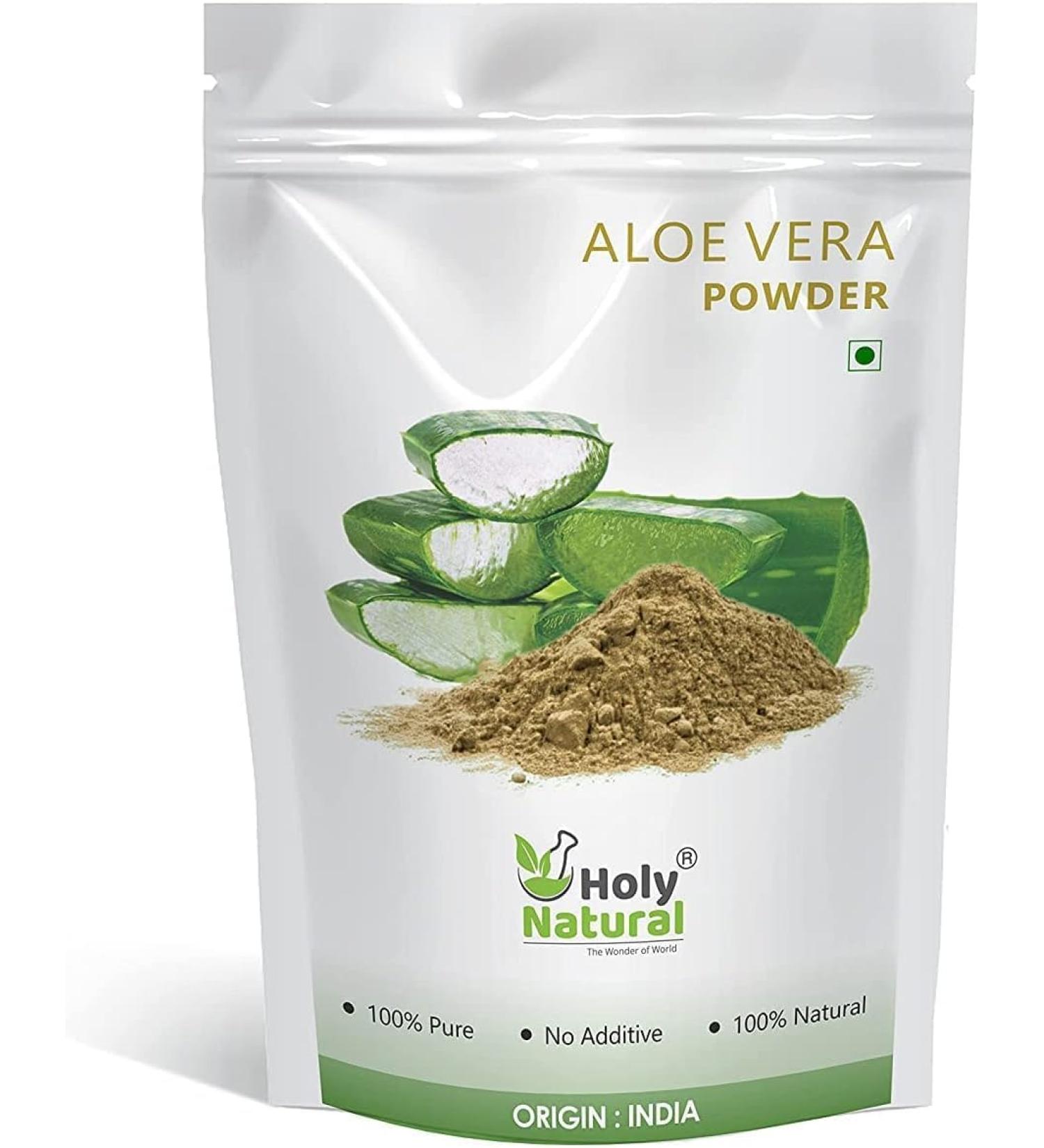 QURA QURA Aloe Vera Powder - 250 GM | 100% Pure Natural Powder No Additives No Preservatives.