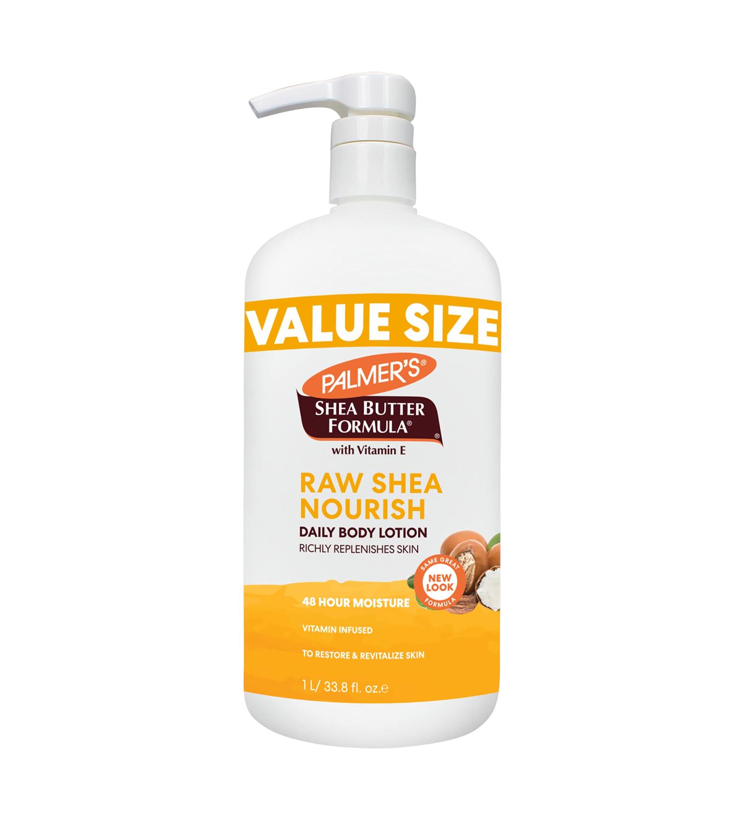 Palmers Shea Formula Raw Shea Hand & Body Lotion 33.8oz - Hydrating Moisturizer - Buy Online on GoSupps.com