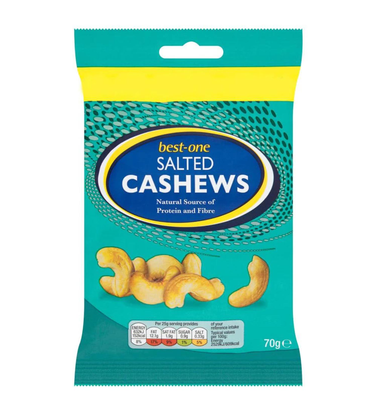 Best-One Salted Cashews 70g-Food