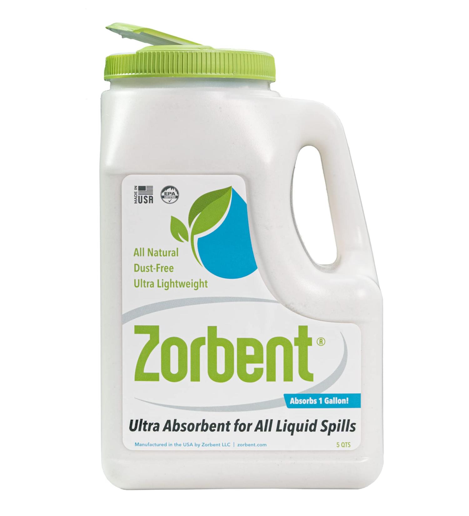 Premium Liquid Spill Kit - 16X More Absorbent than Clay | Commercial-Grade Cleanup for Vomit Urine Oil & All Liquids | Quick Dry Surface & Reusable (5 Qt - Buy Online on GoSupps.com