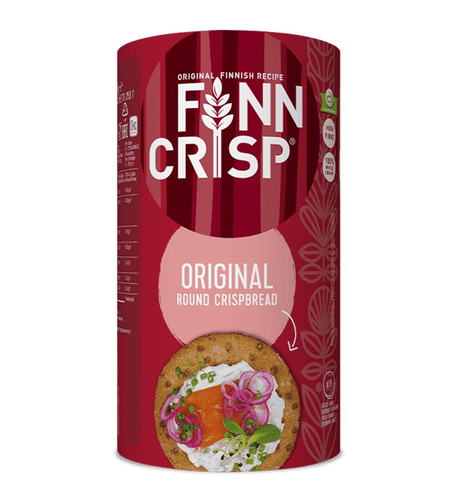 n.v. Finn Crisp Original Round Whole Grain Rye Bread Box 250g