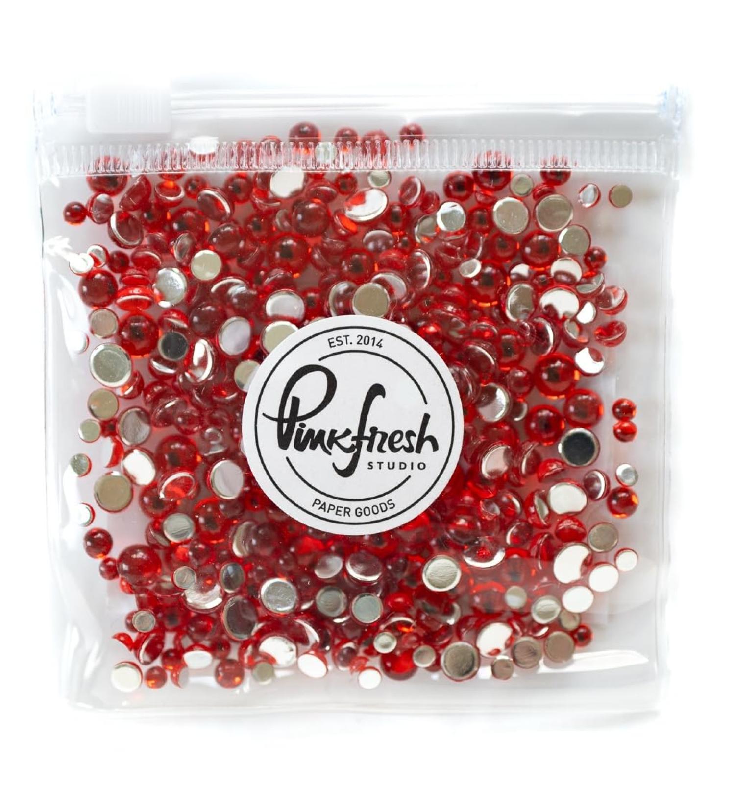 PinkFresh Studio Clear Drops: Scarlet