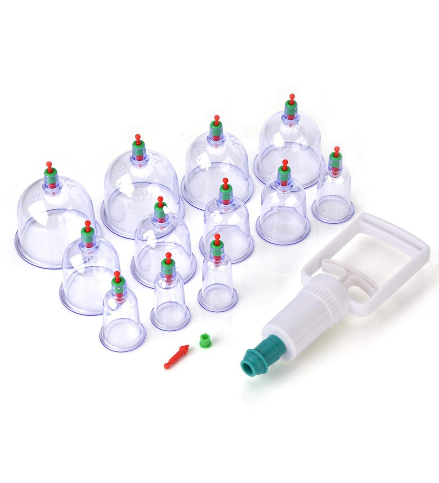 Premium Cancer Therapy Set | Cupping Cups for Muscle Joint & Fascia Relief | Professional Butt Therapy Kit with Suction Gun & Magnets - Buy Online on GoSupps.com