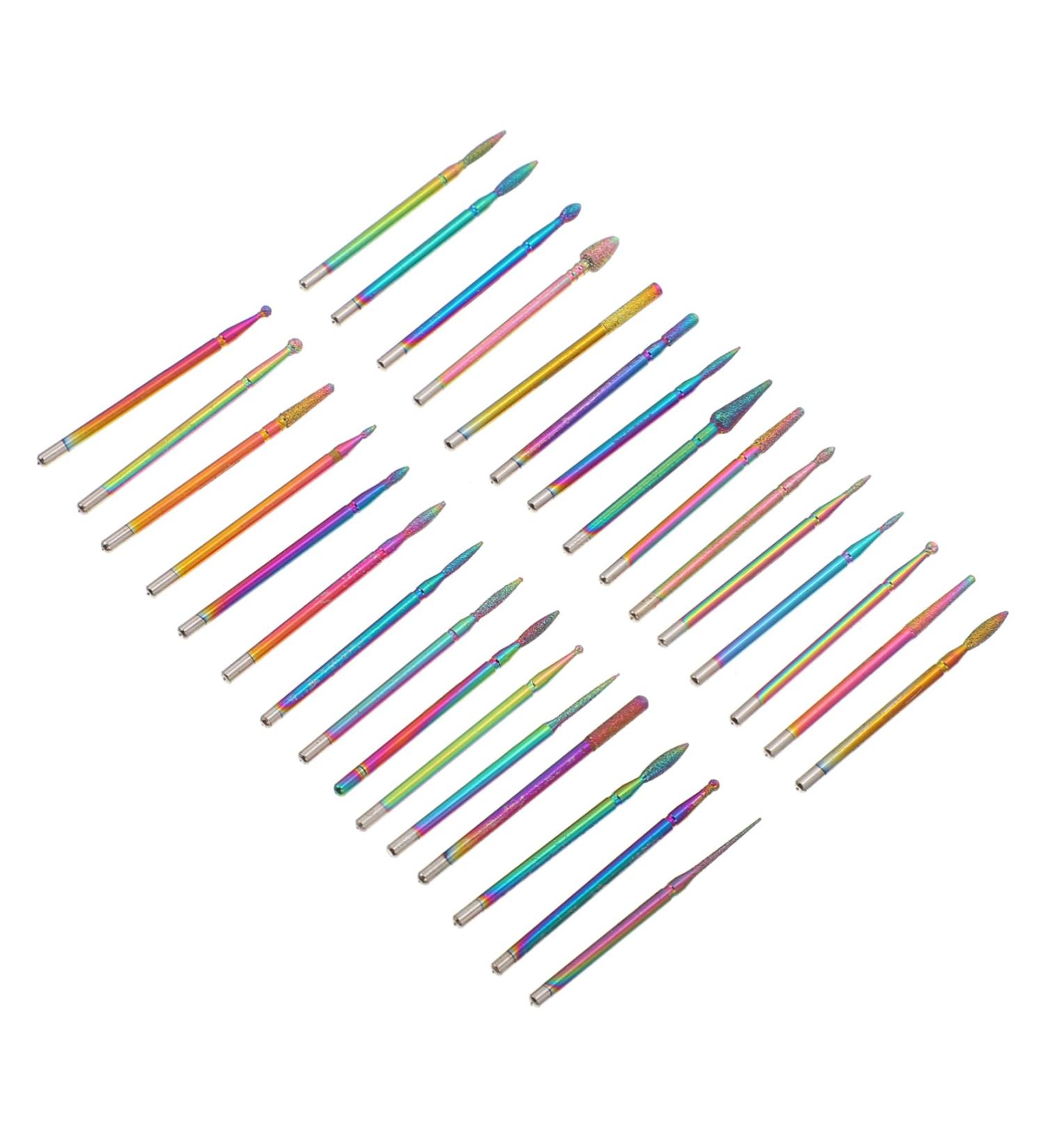 FRCOLOR Nail Art Tools 1 Set Nail Polisher Manicure To Rotate Diamond Drilling Tool Nail Polish Kit - Buy Online on GoSupps.com