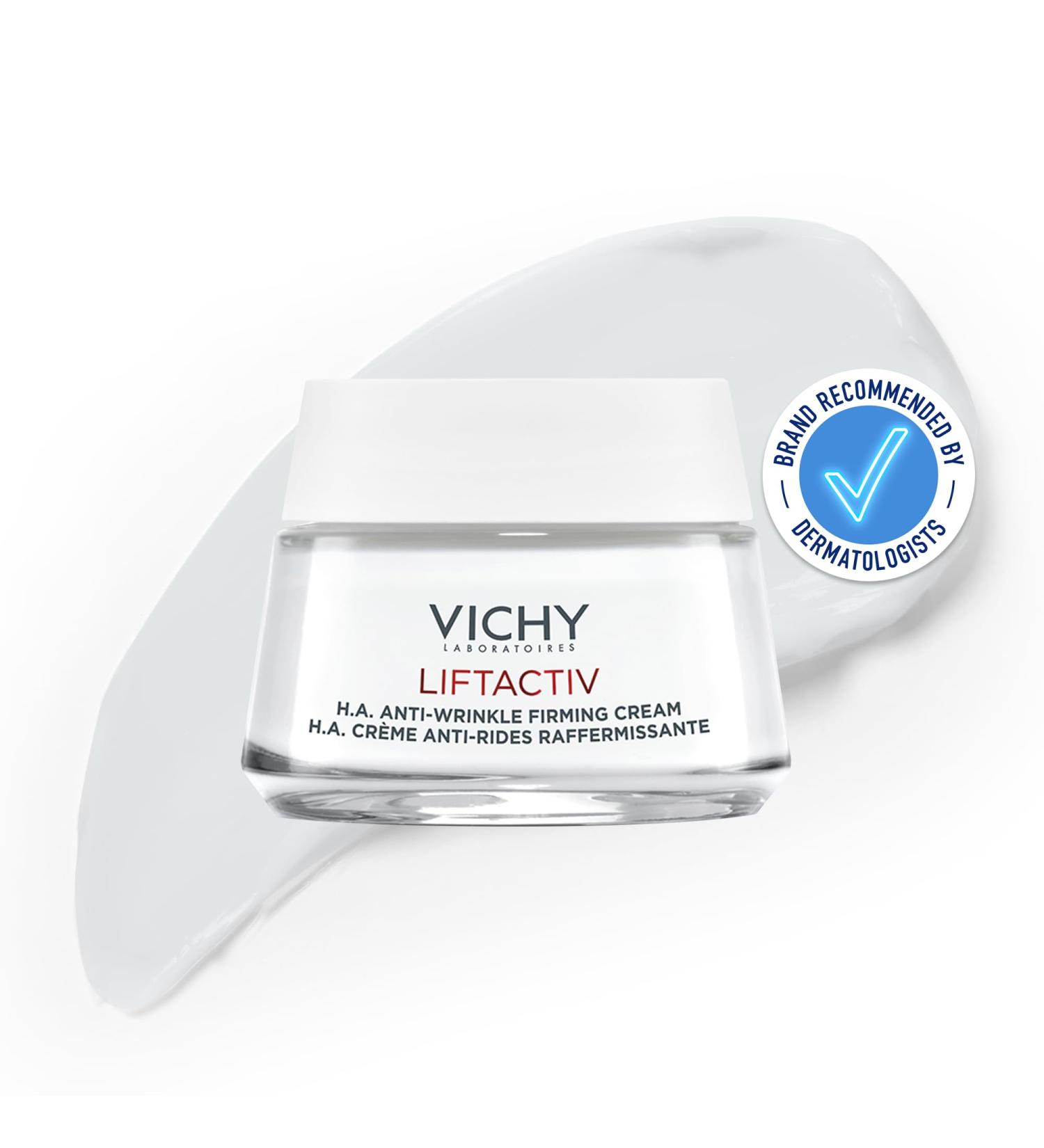 Vichy Liftactiv Hyaluronic Acid Anti-Wrinkle Firming Moisturiser for Dry Skin (Previously Supreme Day Cream) 50ml