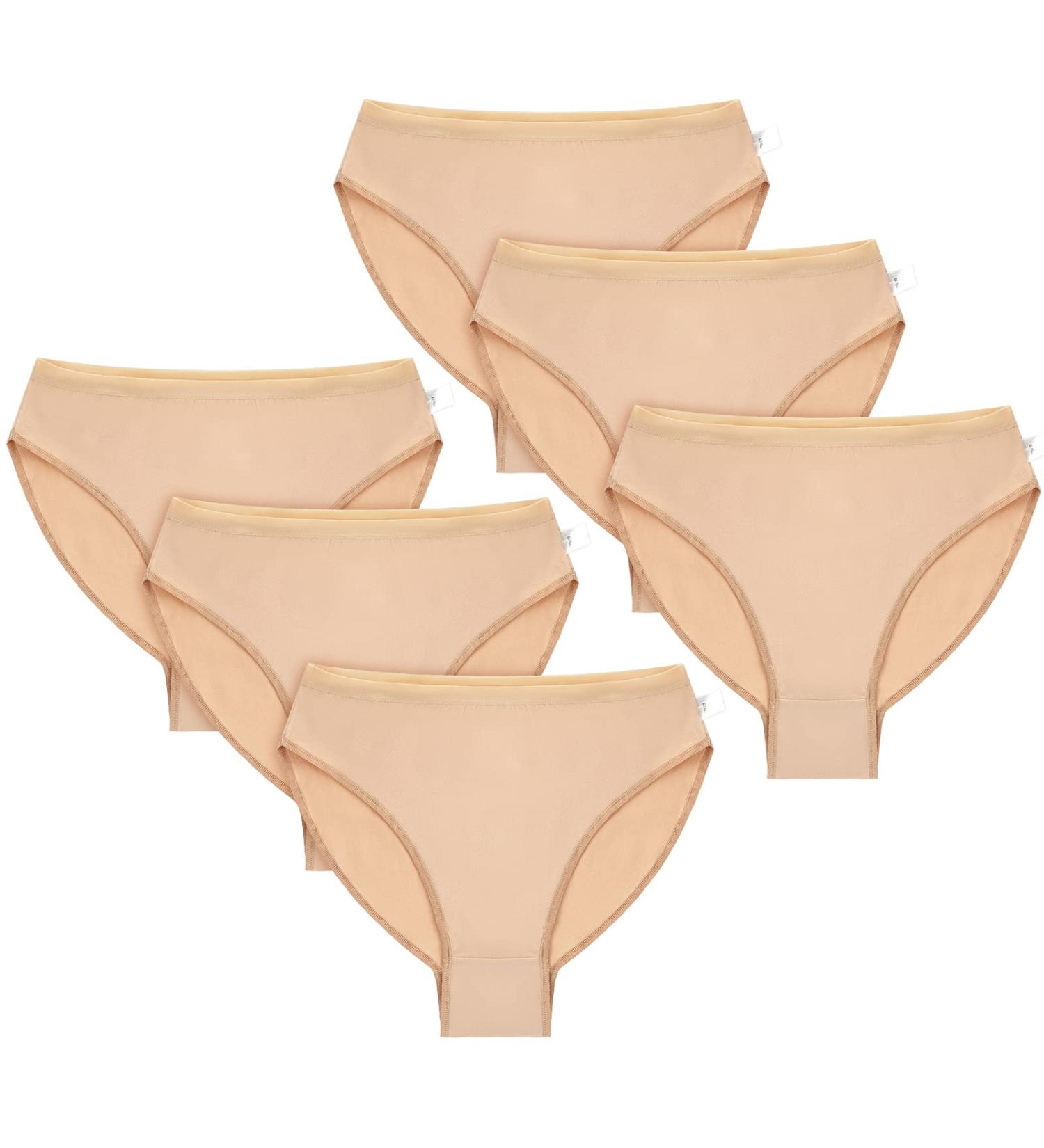 Hicarer 6 Pack Mid Rise Dance Ballet Briefs for Women and Girls - Nude | Gymnastics Underpants & Activewear Briefs (Adult 170) - Buy Online on GoSupps.com