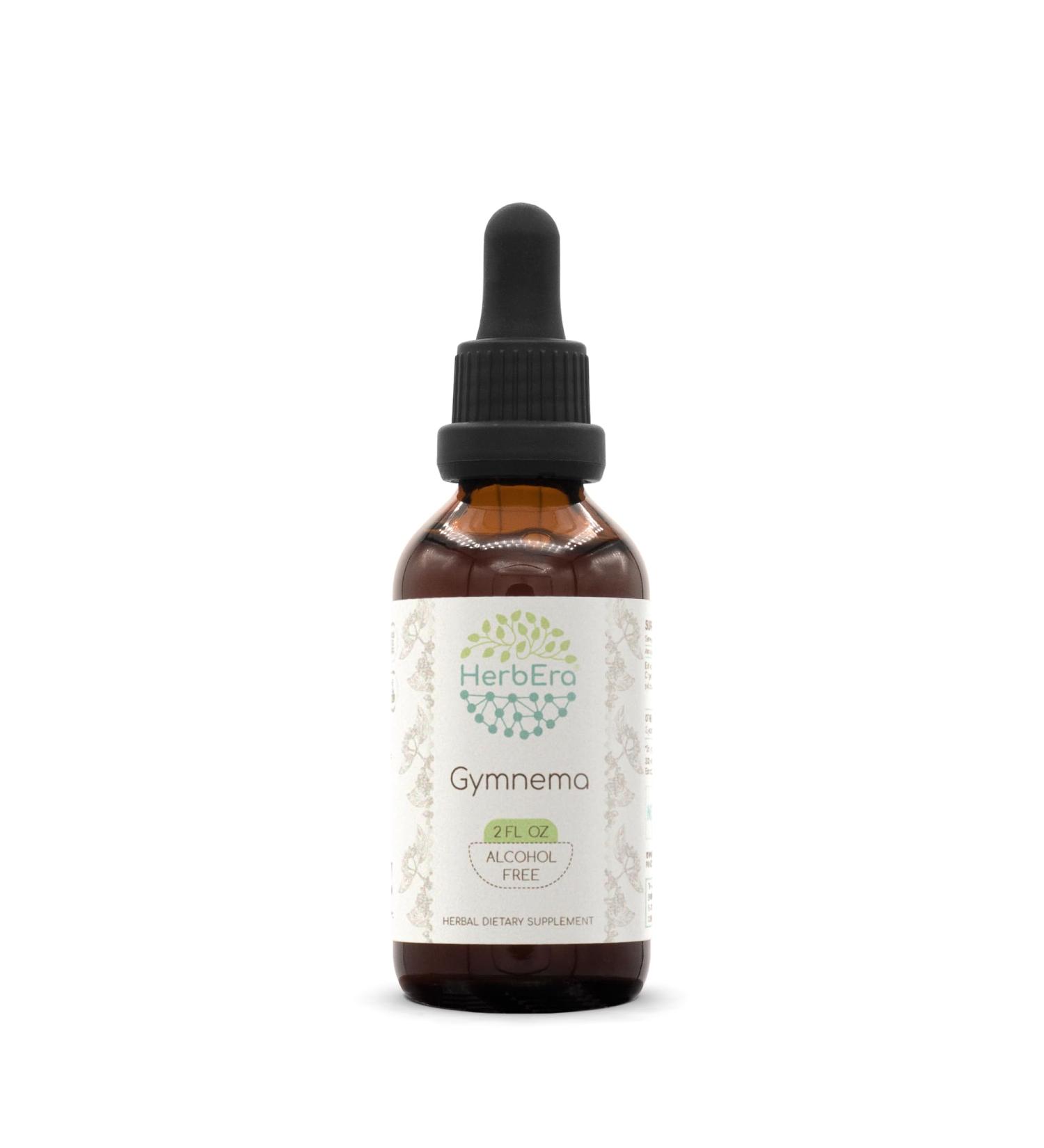 HerbEra Gymnema B60 Alcohol-Free Herbal Extract Tincture, Concentrated Liquid Drops Natural Gymnema Sylvestre (2 fl oz) 2 Fl Oz (Pack of 1) - Buy Online on GoSupps.com