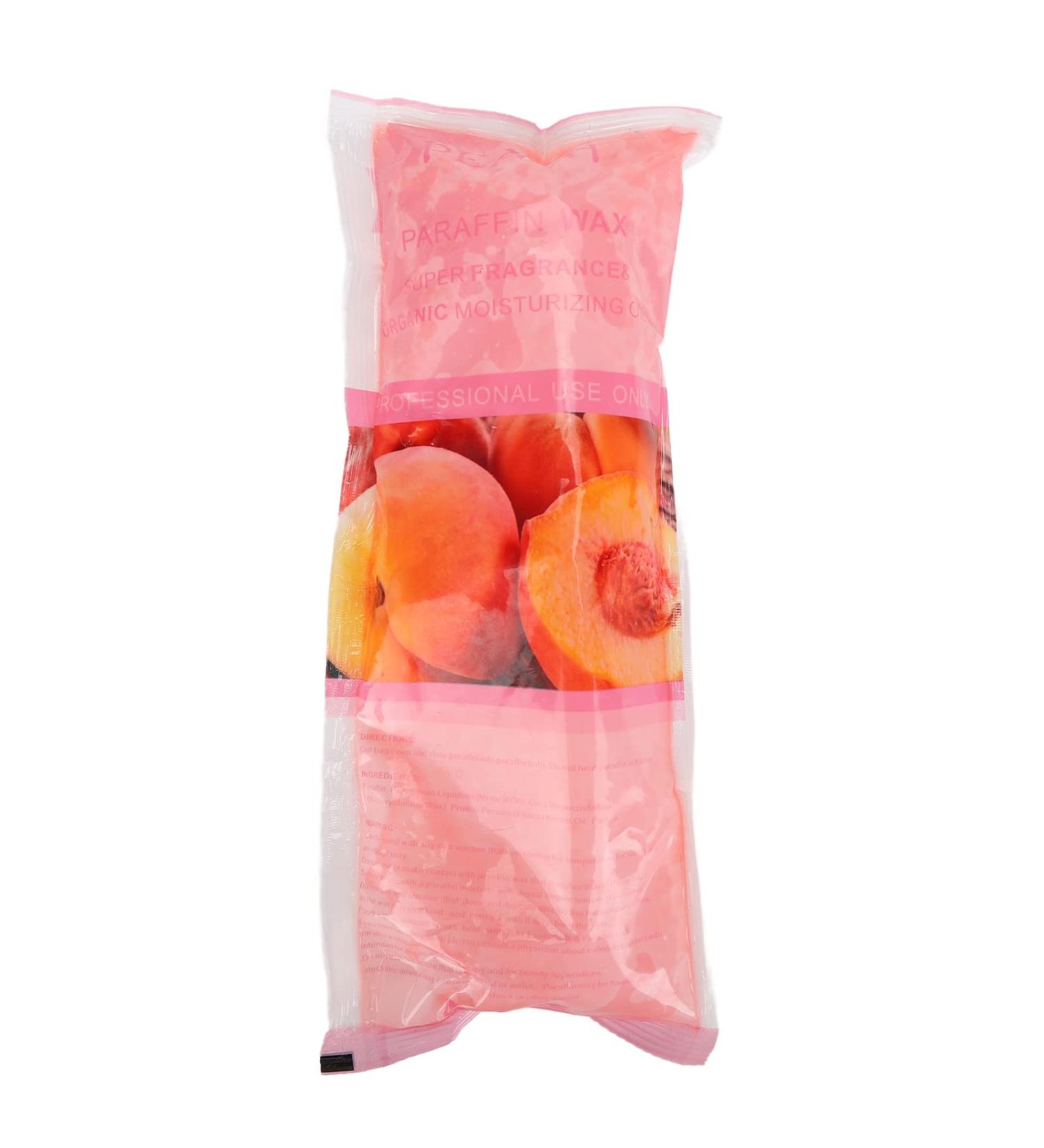 Peach Lemon Scented Paraffin Wax Refills - 453g for Beauty Hand Feet SPA - Moisturizing and Safe Skin Treatment - Buy Online on GoSupps.com