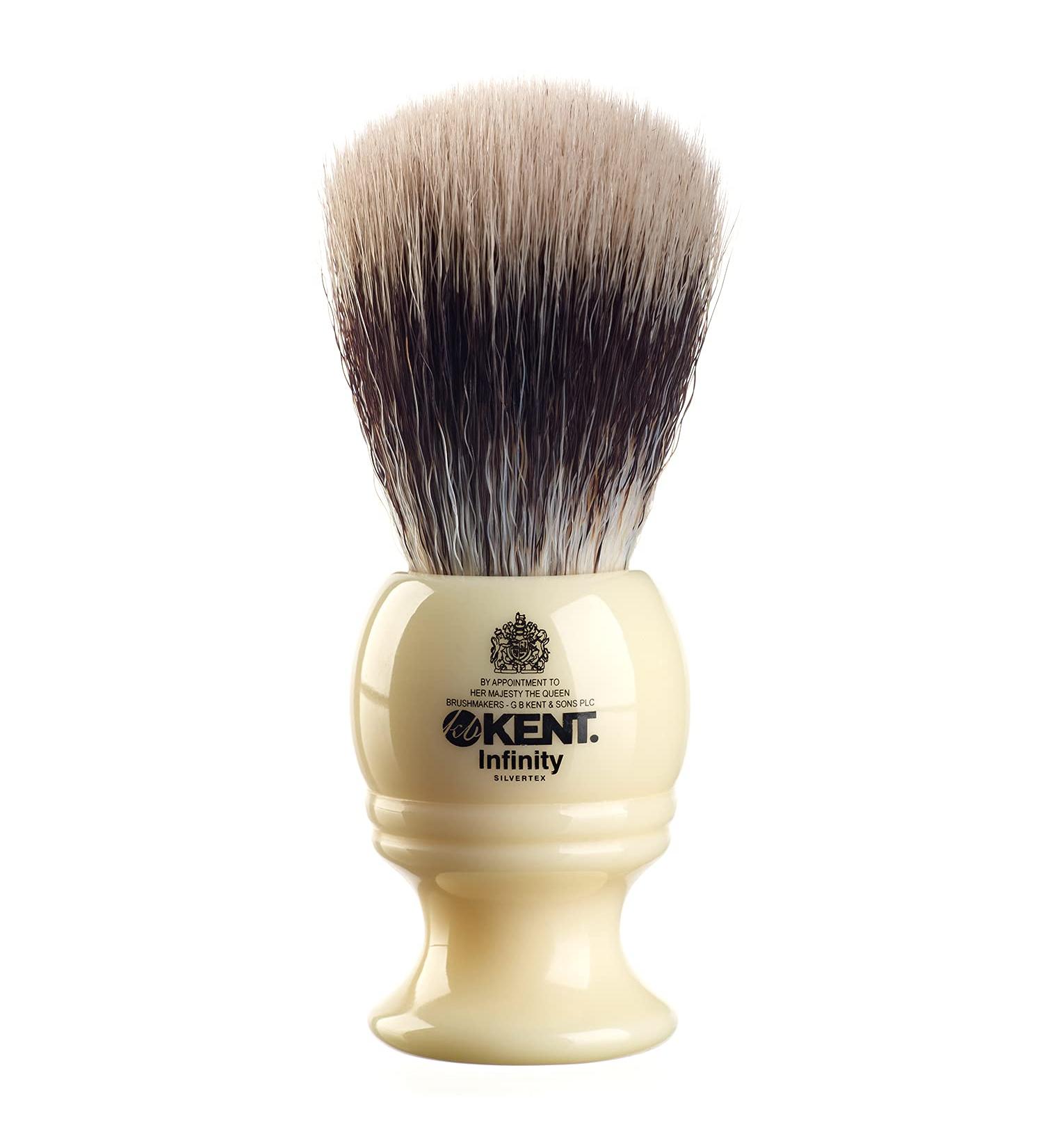 Buy Kent Infinity Synthetic Hair Shaving Brush - Premium Quality Brush for Effortless Shaving | International Shipping Available - Buy Online on GoSupps.com