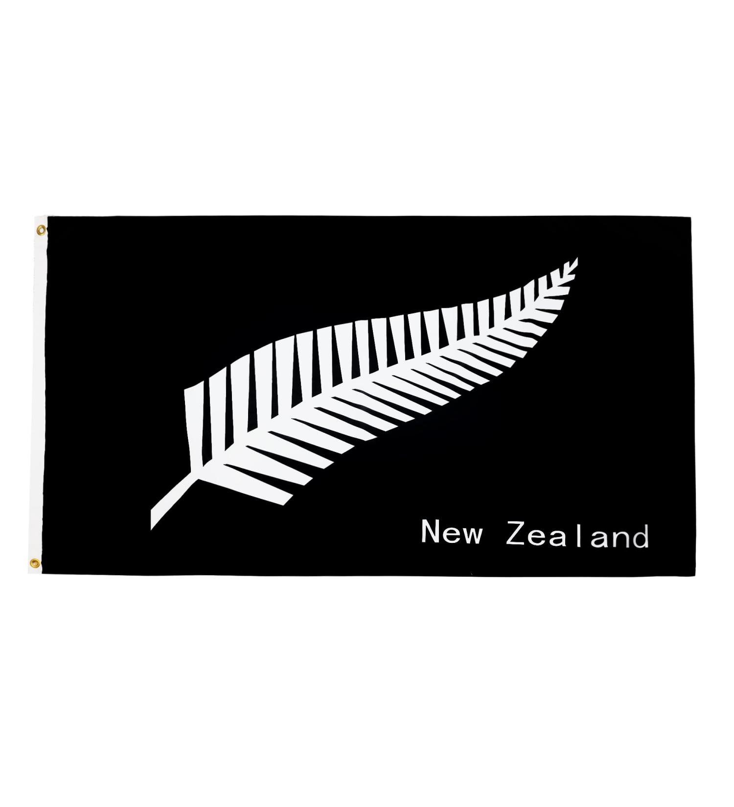 Buy Top Quality New Zealand Ferns Flag 150x90cm | NZ Flag 90x150cm for International Shipping - Buy Online on GoSupps.com