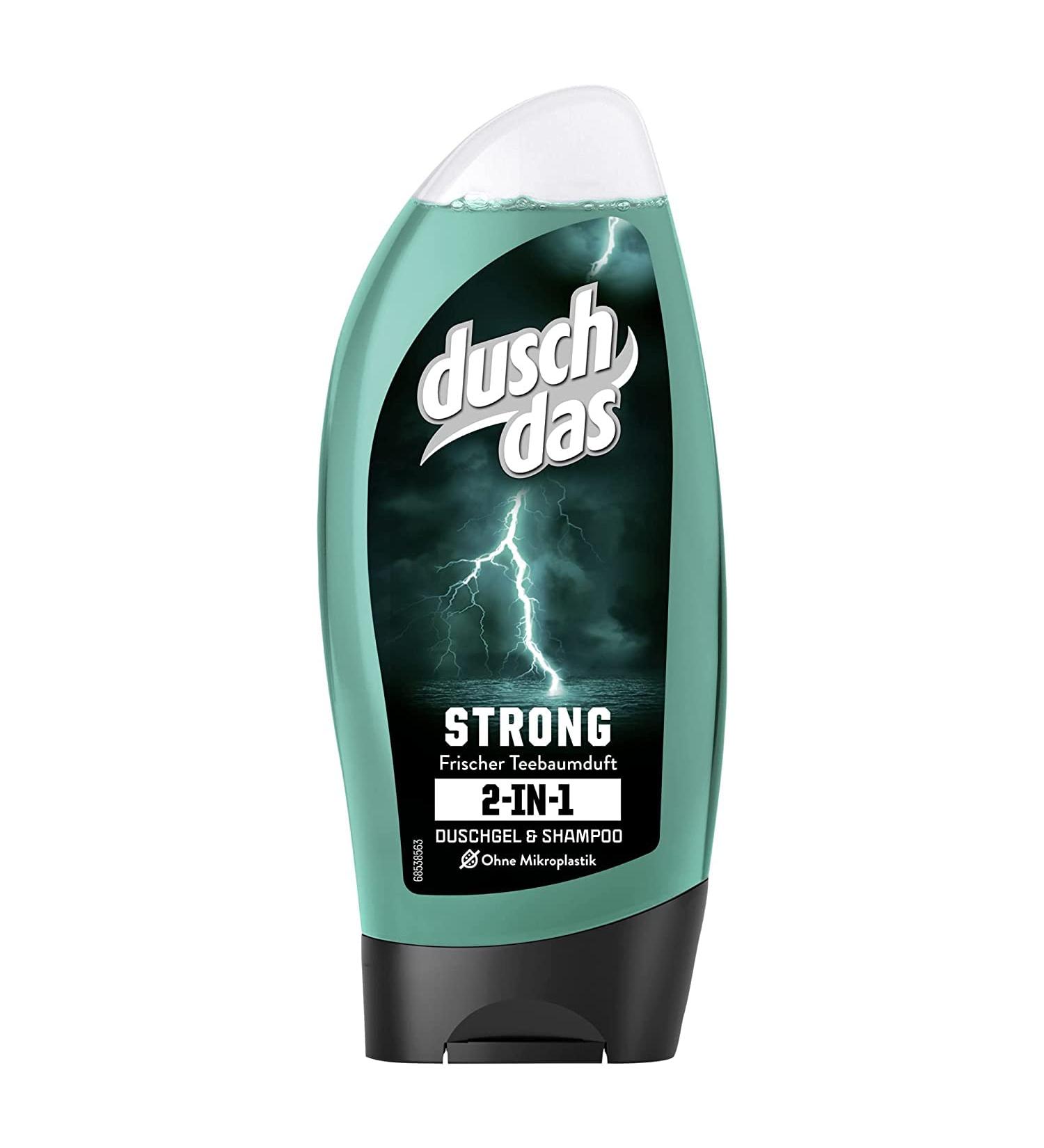 topdeal Strong 2 in 1 Shower Gel and Shampoo 6 x 250 ml