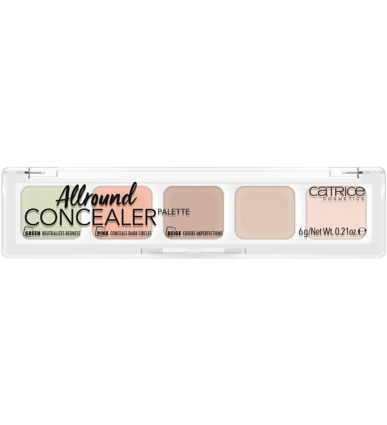 Catrice Catrice Allround Concealer Set of 3 No. 010 - Nude - Long-lasting - Mattifying - Vegan - Oil-free - Fragrance-free - 3 x 6g