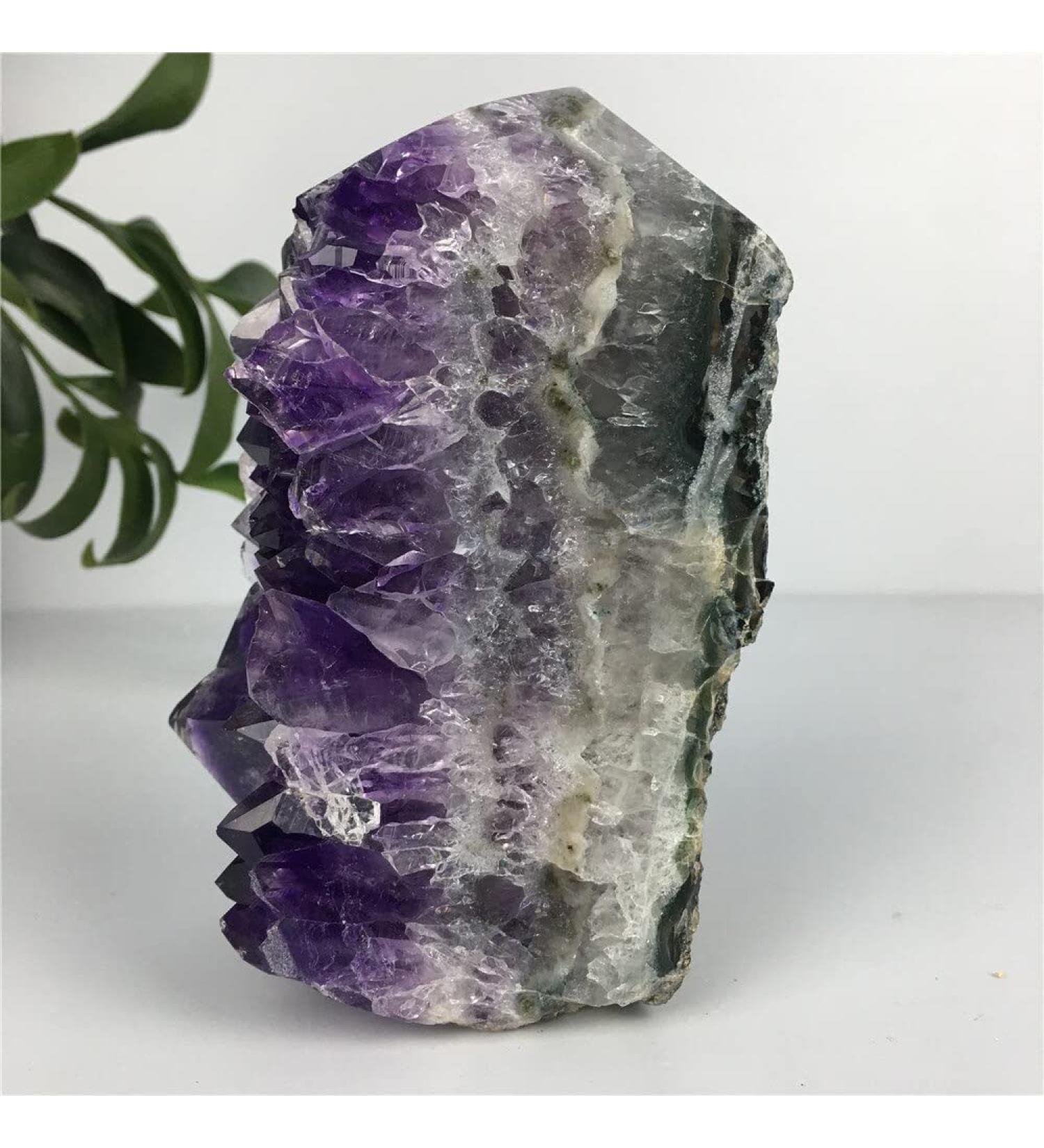 Tower Natural Amethyst Quartz Purple Crystal Stones Specimen Home Decoration Crafts Gift FUZEGRDLI - Buy Online on GoSupps.com