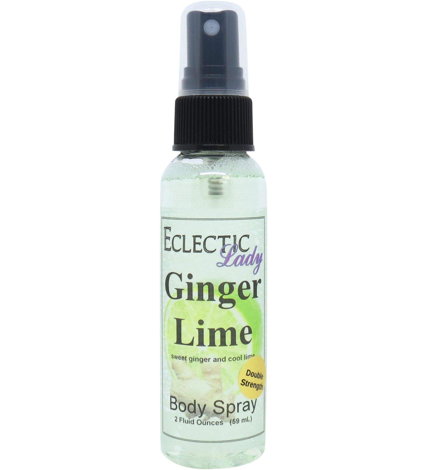 Ginger Lime Body Spray (Double Strength) 2 ounces Body Mist for Women with Clean Light & Gentle Fragrance Long Lasting Perfume with Comforting Scent for Men & Women Cologne with Soft Subtle 2 Fluid Ounces (Double Strength) - Buy Online on GoSupps.com