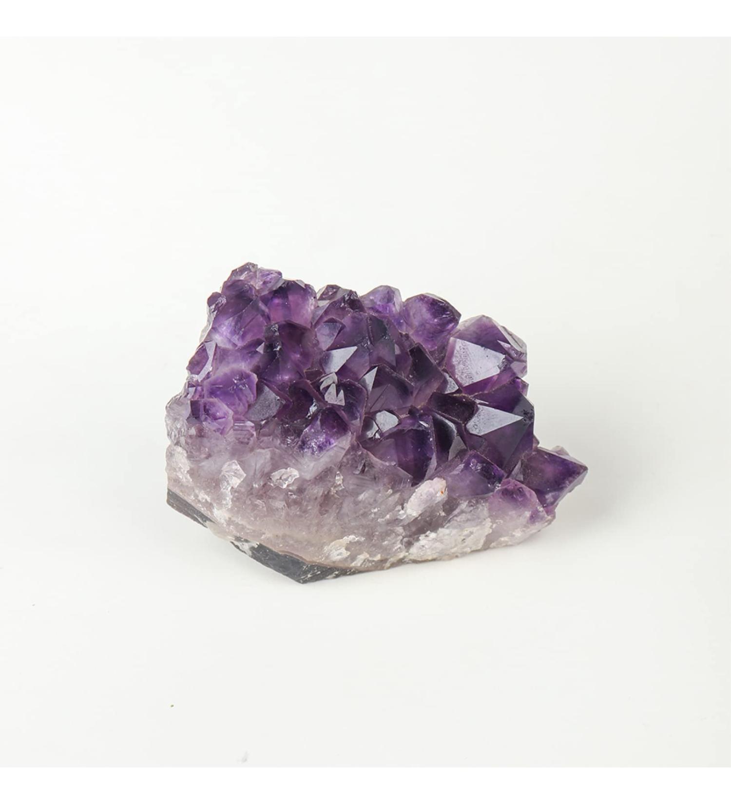 Rough Natural Quartz Amethyst Cluster Stone Stones Crafts Deep Purple Crystal Collection Decoration Ornament (Color : Purple Size : 350-400g) 350-400g Purple - Buy Online on GoSupps.com