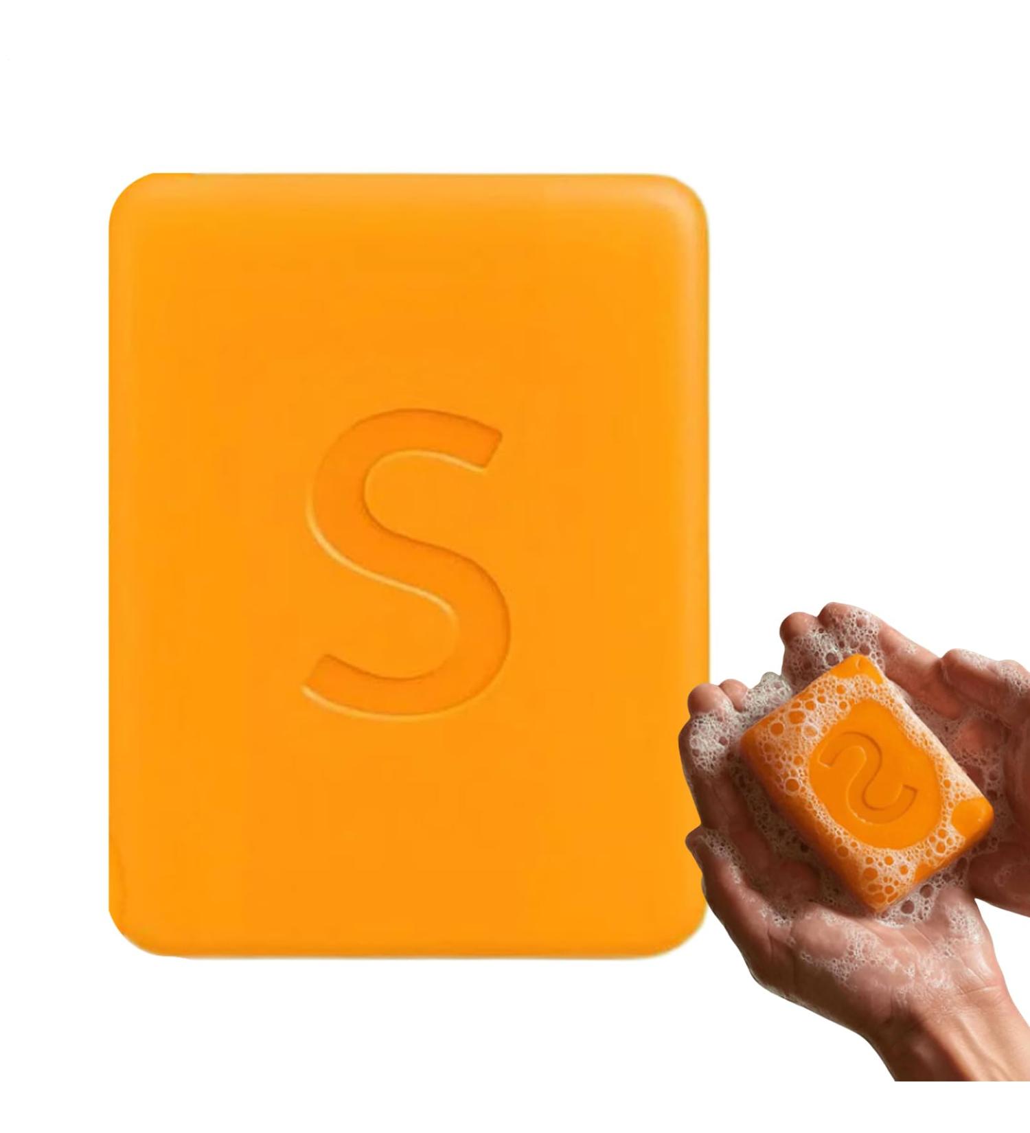 Natural Soap - Scented Moisturizing Shower Soap | Eliminates Odors 100g for Body Hygiene Face Hands Feet Armpits Bathroom - Buy Online on GoSupps.com