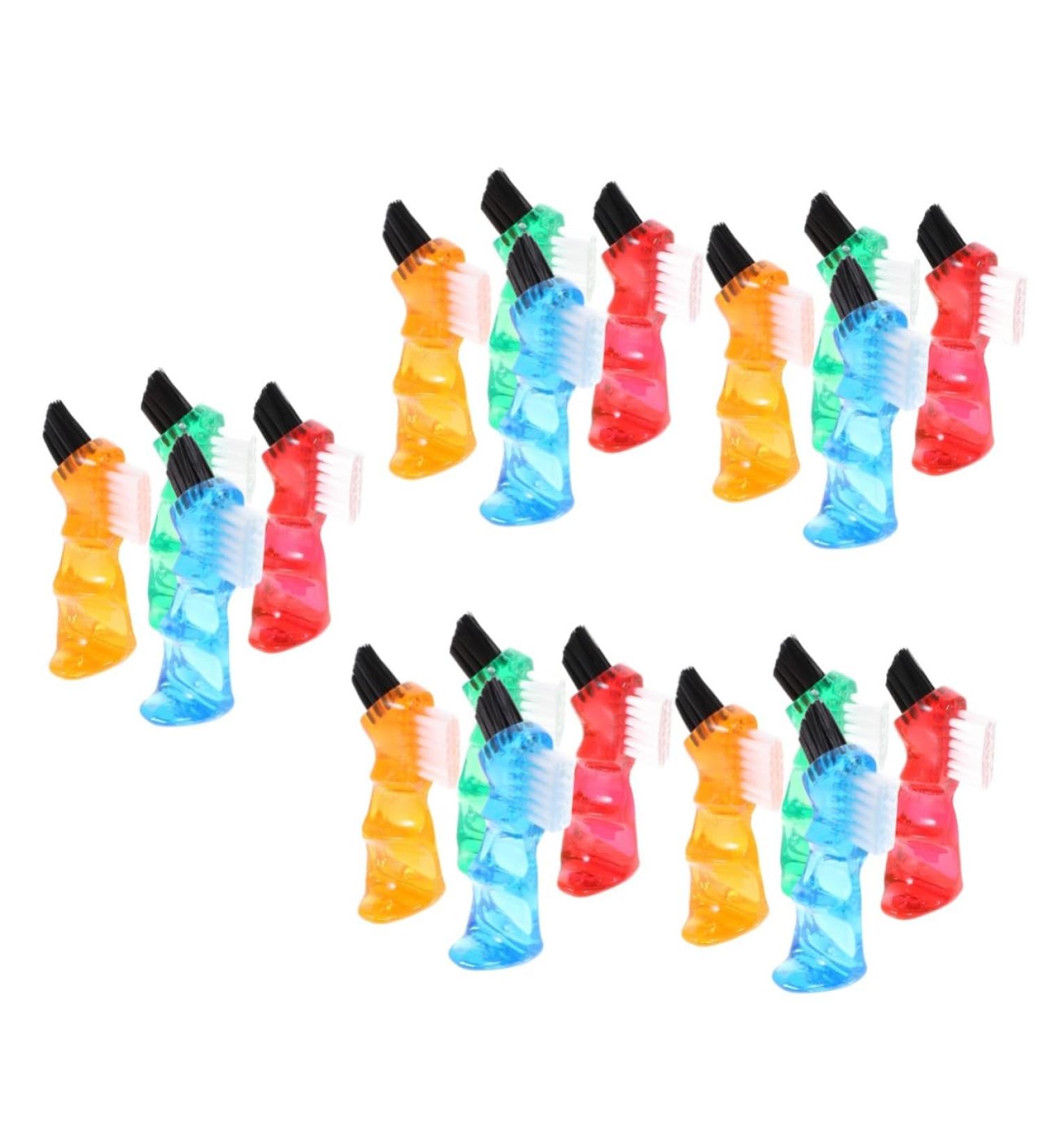 Shop TOVINANNA 20 STK Toothbrush Gap Brush - Denture Cleaning Brush Set (5 Colors) | Mini Brush for At-Home Prosthesis Care - Buy Online on GoSupps.com