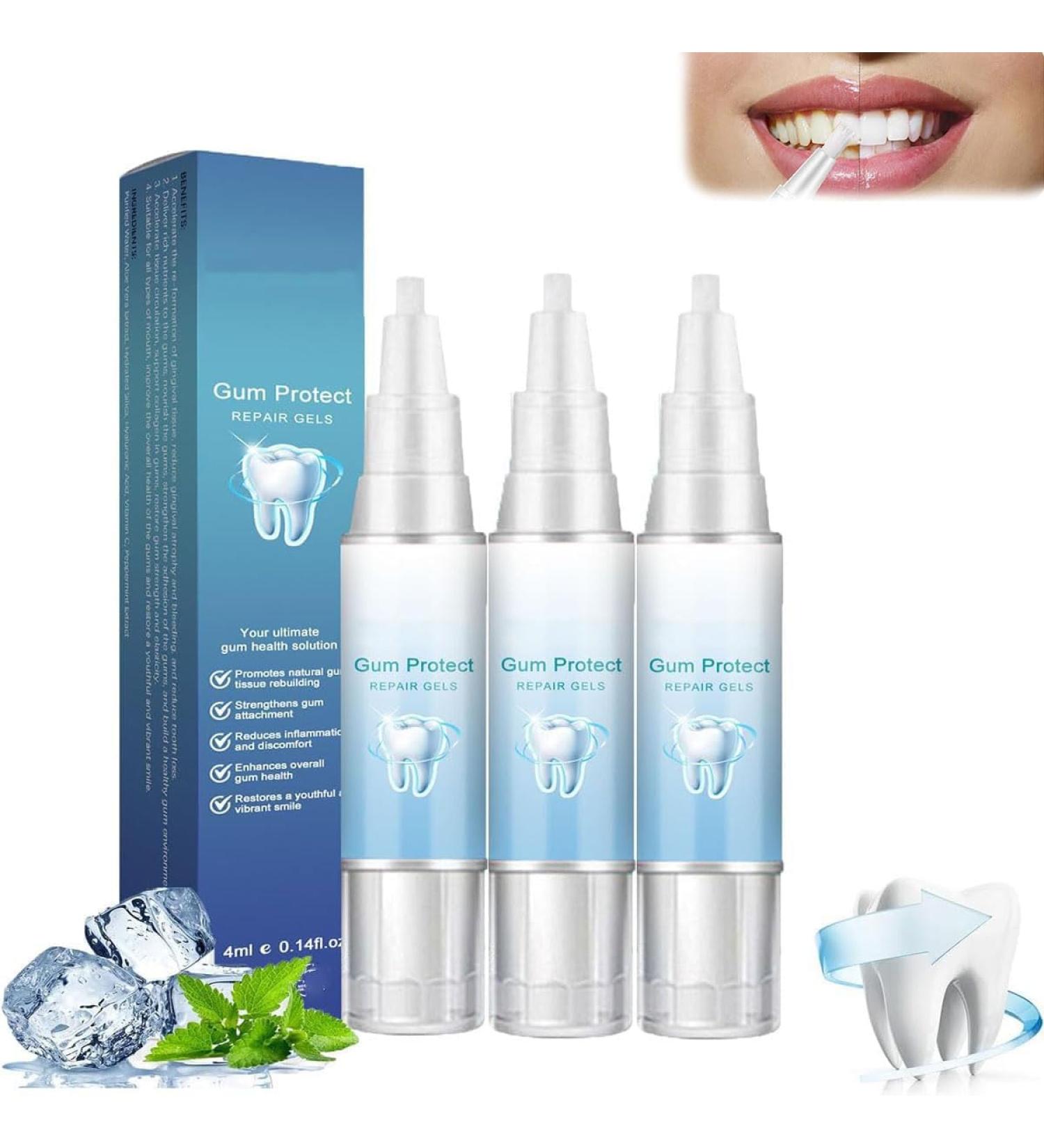 Professional Gum Therapy Gel & Teeth Whitening Essence | Sensitive Teeth Stain Remover & Repair Gel - Safe Tooth Bleaching - Buy Online on GoSupps.com