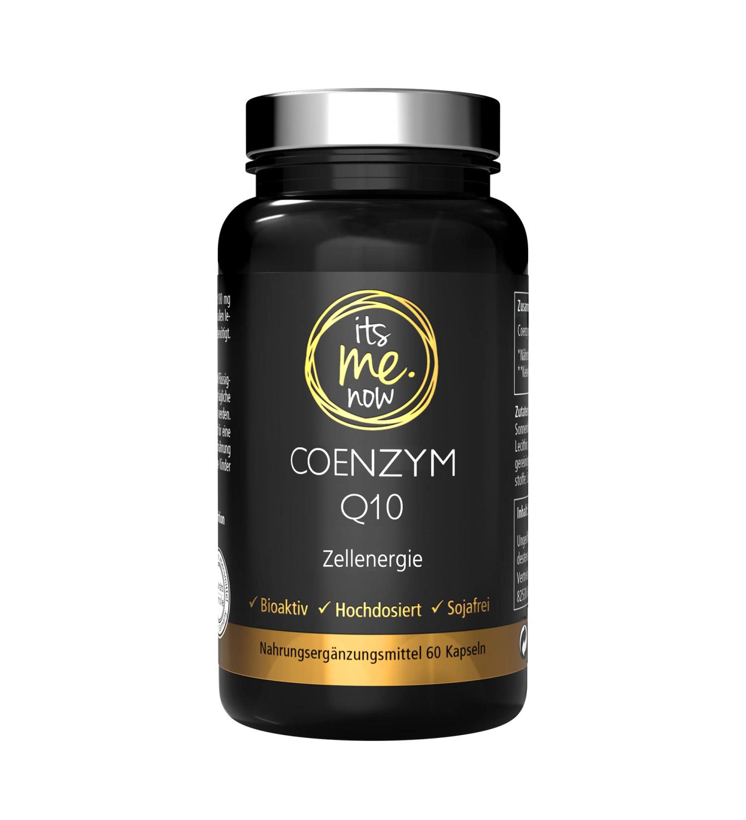 Q10 Capsules High Dose - 60 x 100mg | Natural Coenzyme Q10 by Itsme.now | 2-Month Supply with High Bioavailability - Buy Online on GoSupps.com
