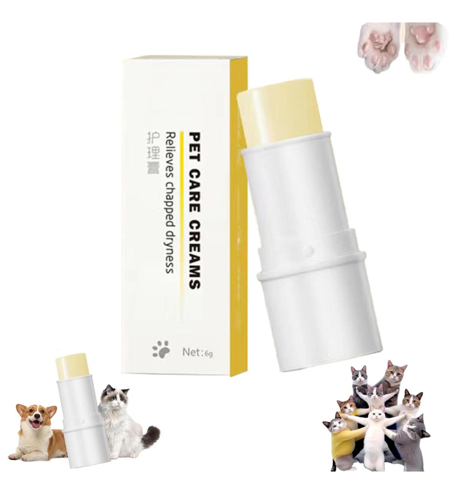 Njula Paw Care Stick Paw Ointment Stick Njula Paw Care Balm Pet Care Cream Njula Paw Moisturizer for Dry Paw Pads Cuddlesmeow Pet Care Creams for Dry Skin (1pcs) - Buy Online on GoSupps.com