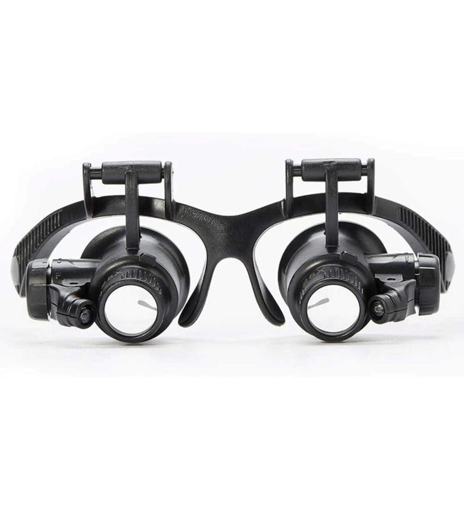 Professional Head-Mounted Light Mobile Phone Clock Repair Identification high Magnification Glasses Full of Stars - Buy Online on GoSupps.com