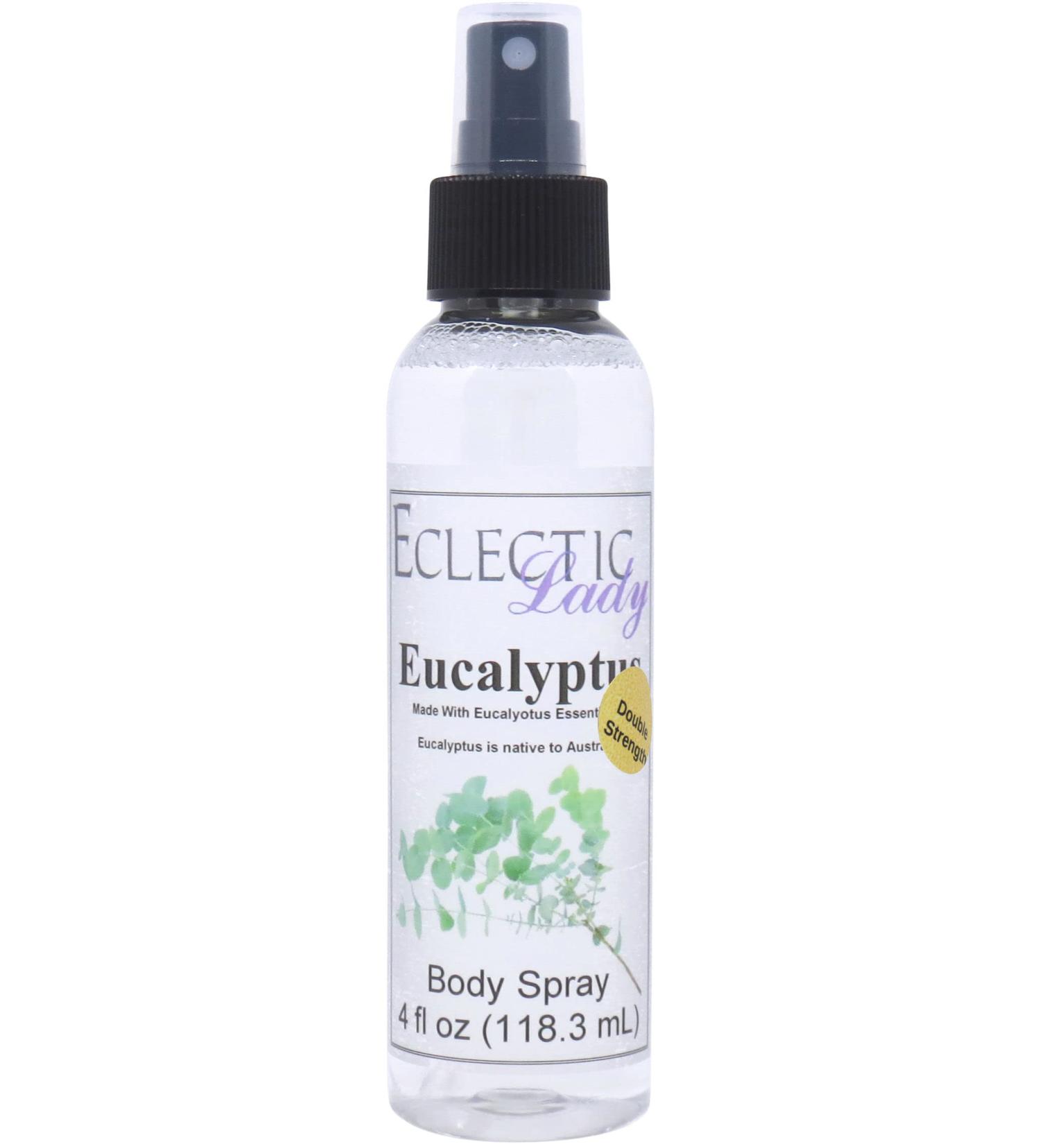 Eucalyptus Essential Oil Body Spray (Double Strength) 4 ounces Body Mist for Women with Clean Light & Gentle Fragrance Long Lasting Perfume with Comforting Scent for Men & Women Cologne with 4 Fluid Ounces (Double Strength) - Buy Online on GoSupps.com