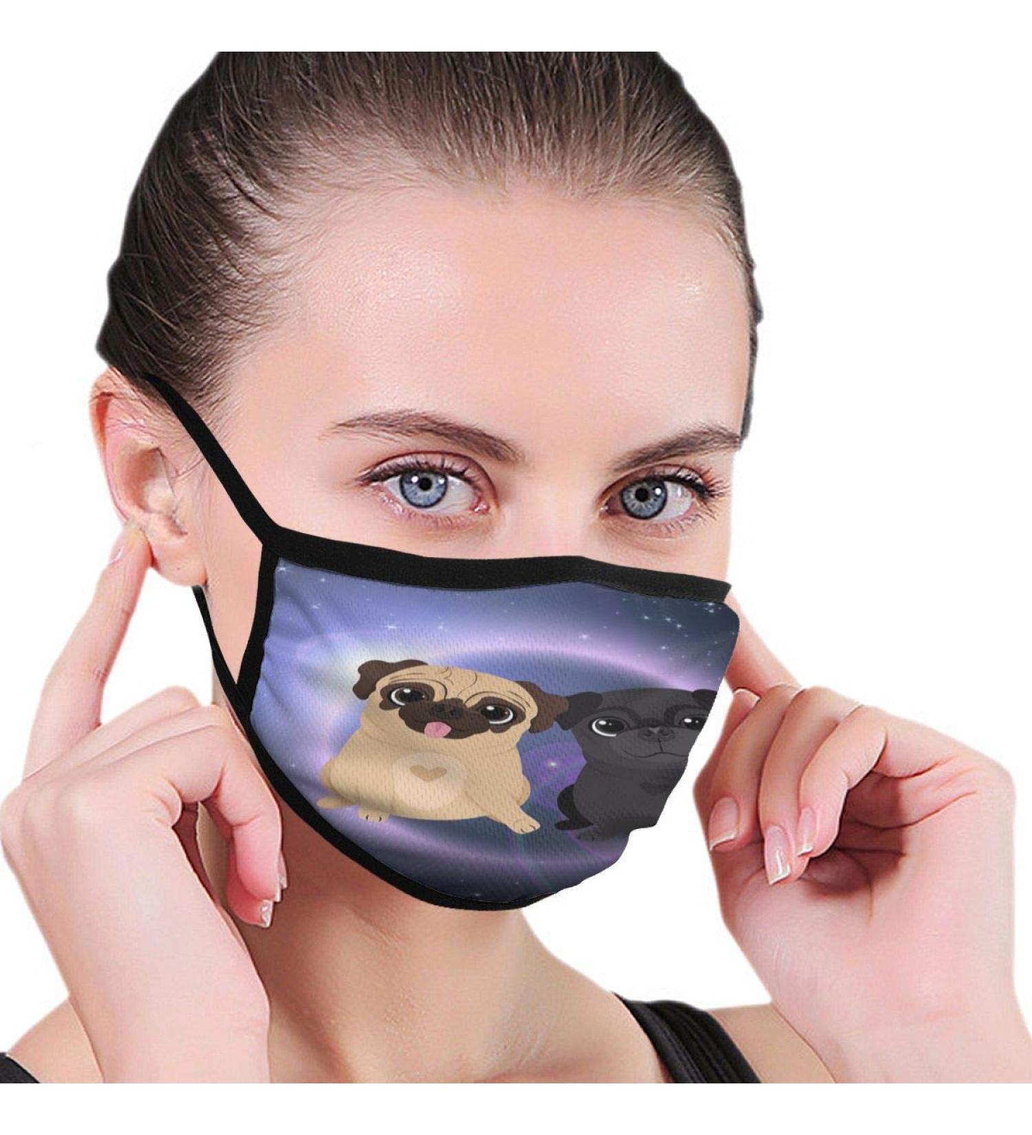 M pse dog brother cartoon nice women men anti wind dust -density protective cover for skiing camping travel safety daily use