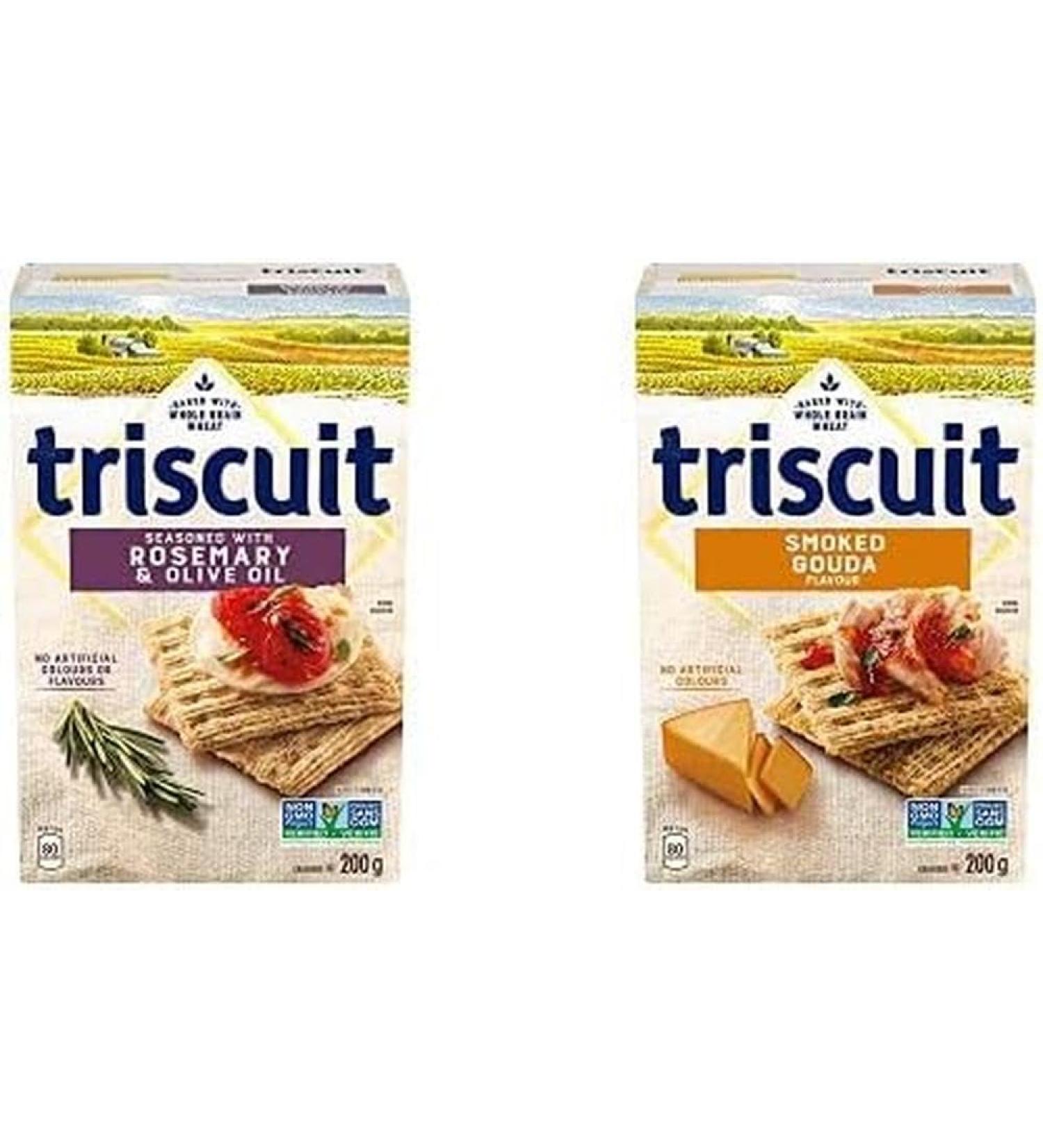 Triscuit Rosemary Olive Oil 200g with Smoked Gouda 200g