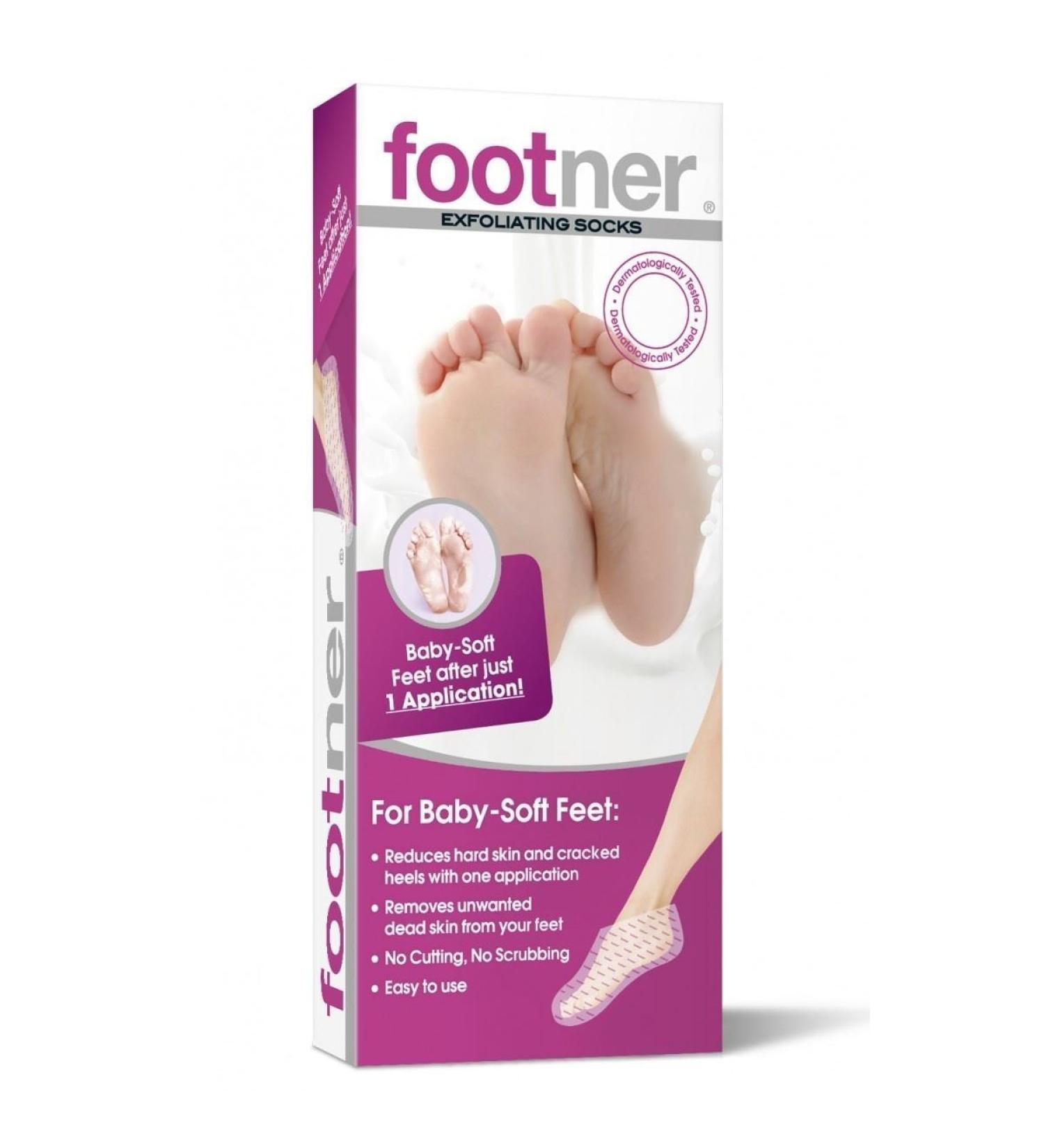 Footner Exfoliating Socks 1 Pair - 3 Pack