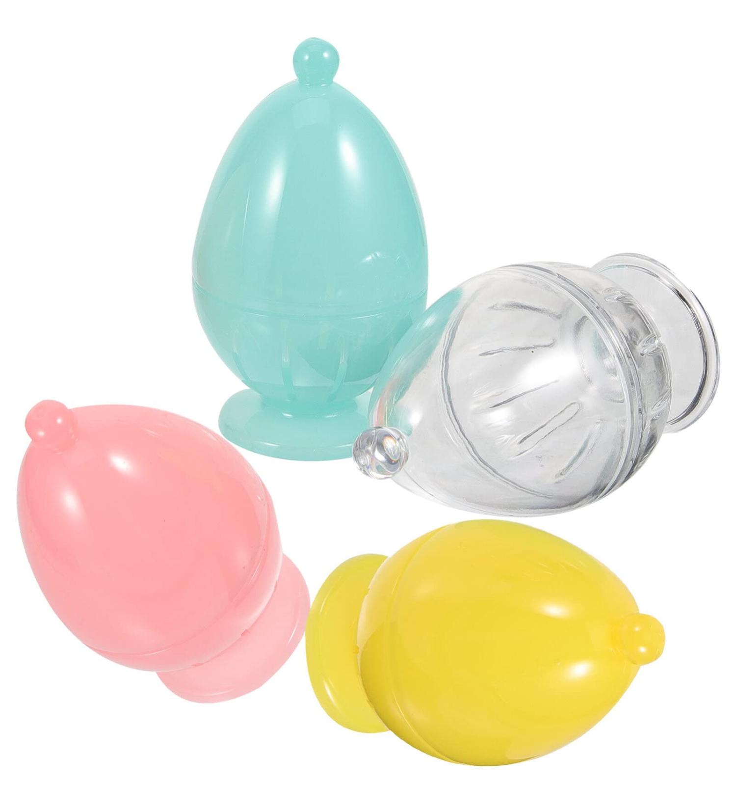 ULTECHNOVO 4pcs Beauty Egg Storage Box - Small Makeup Sponge & Puff Organizer - South Korea Cosmetic Holder for Powder Puffs - Buy Online on GoSupps.com