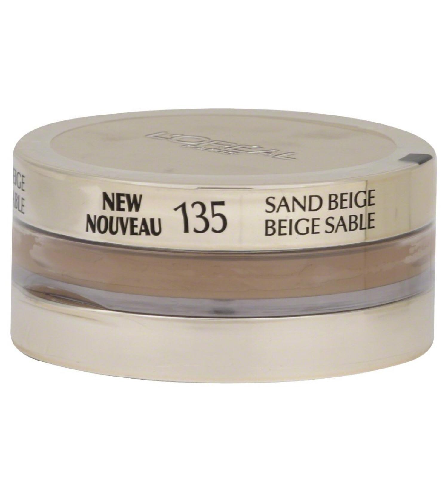 L'Oreal Visible Lift Repair Absolute Makeup Rapid Age Reversing #135 Sand Beige - 0.7 Oz Pack of 2