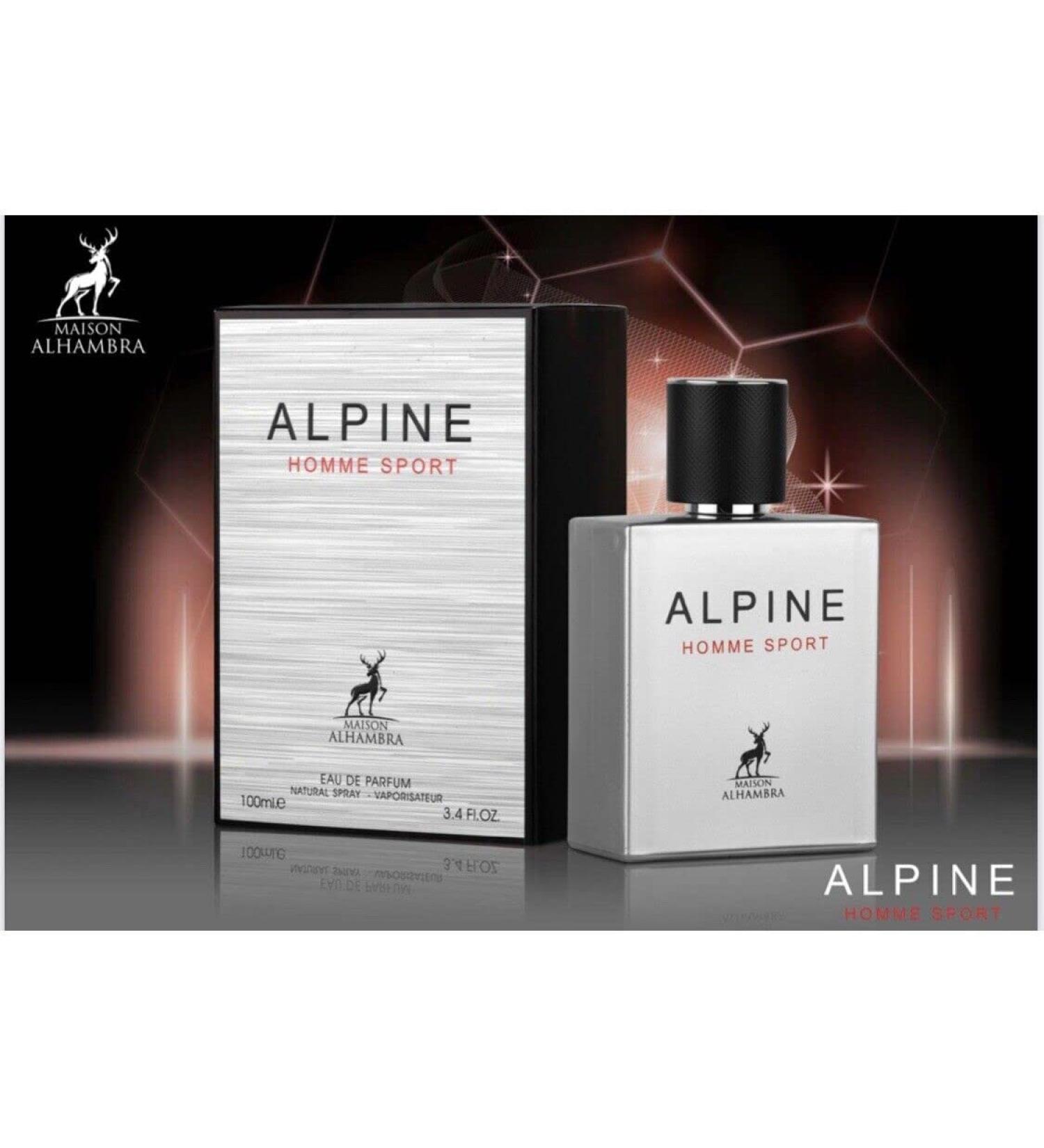 Lattafa ALHAMBRA ALPINE HOMME SPORT EAU DE PARFUM 100ml | LUXURY LONG LASTING FRAGRANCE | PREMIUM IMPORTED FRAGRANCE SCENT FOR MEN AND WOMEN | PERFUME GIFT SET | ALL OCCASION (Pack of 1) - Buy Online on GoSupps.com