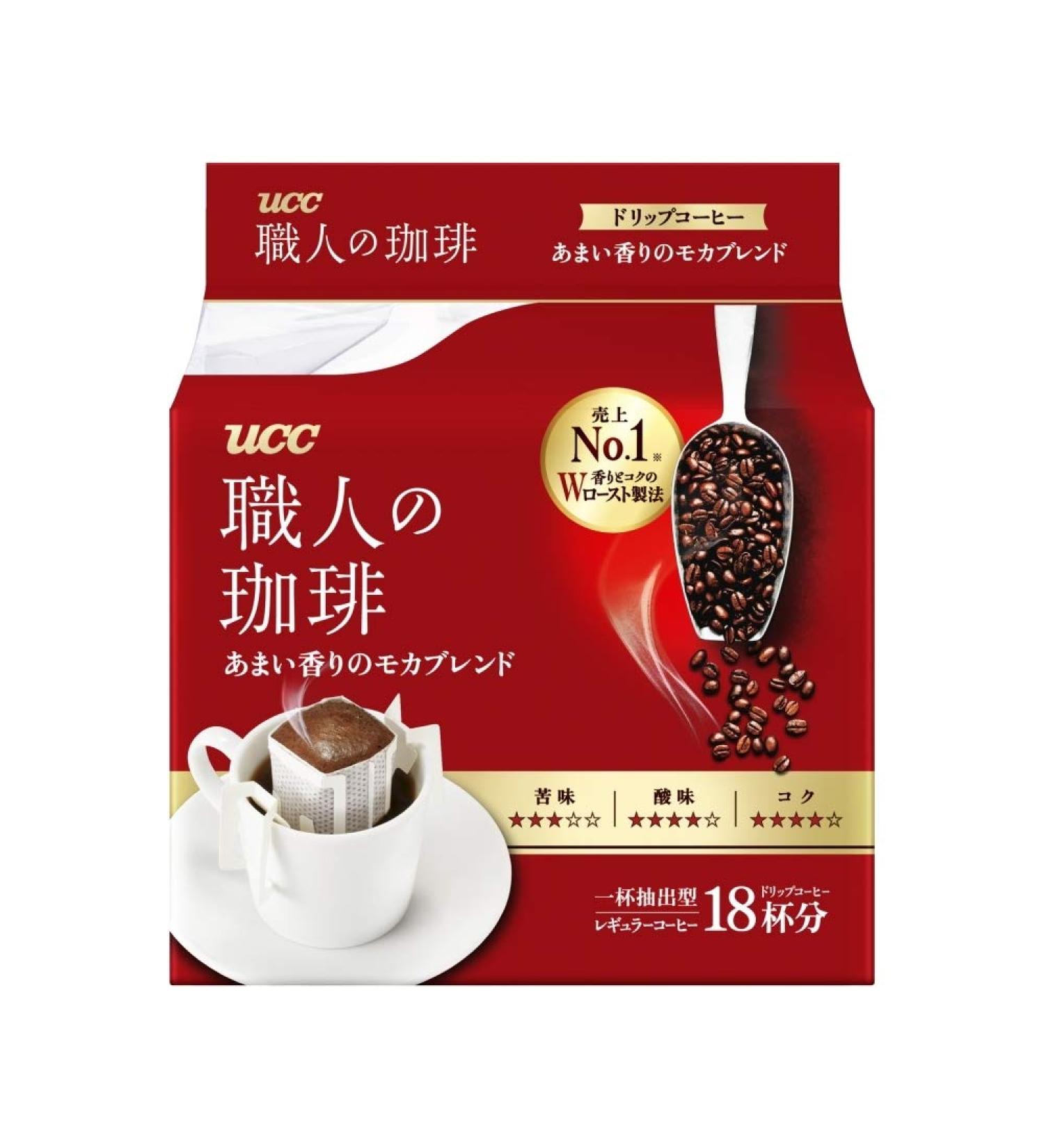 Coffee drip Coffee UCC Craftsman Sweet Aroma of Mocha Blend 18P - Buy Online on GoSupps.com