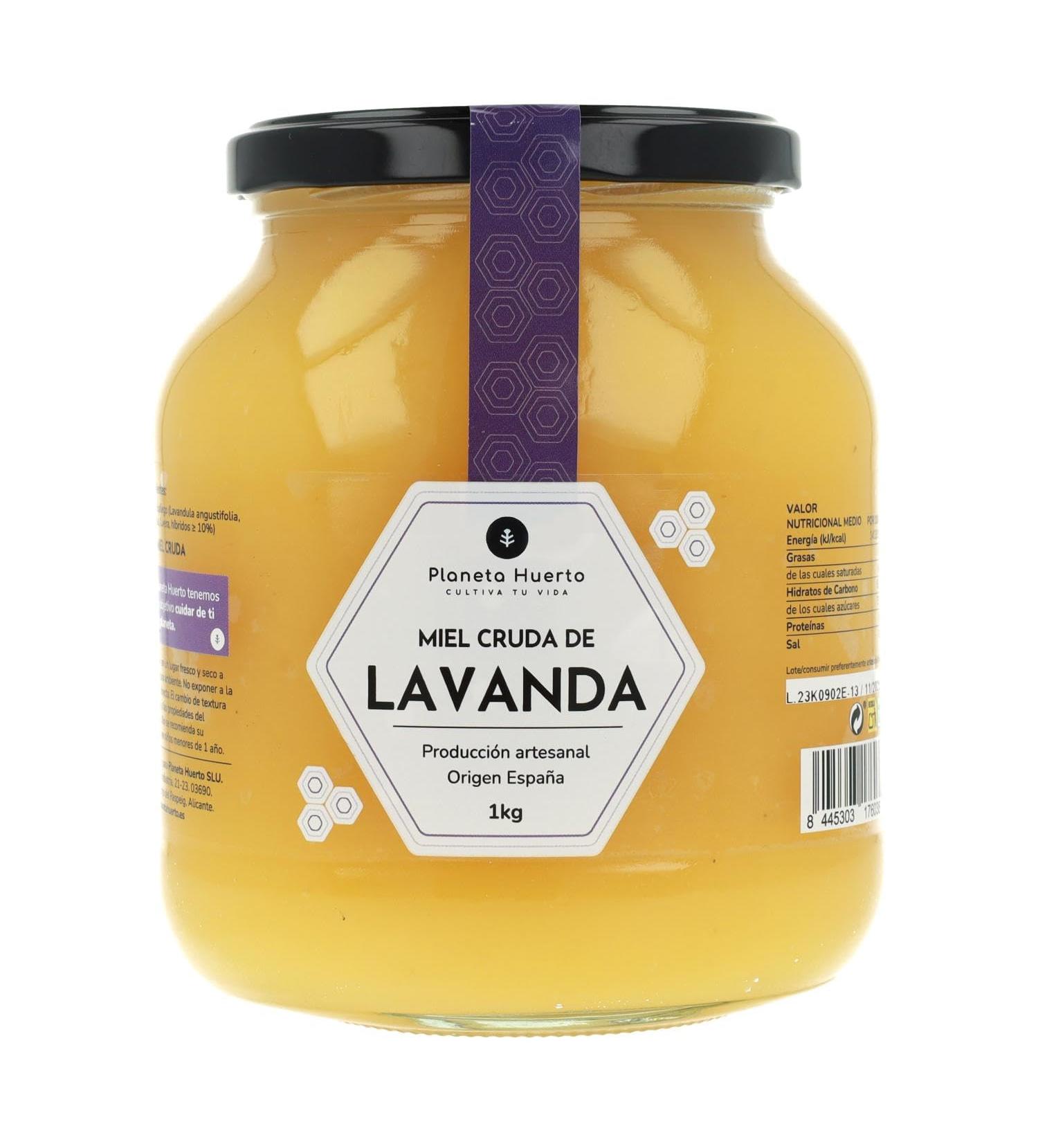 Raw Lavender Honey Planet Vegetable Garden 1kg - Buy Online on GoSupps.com