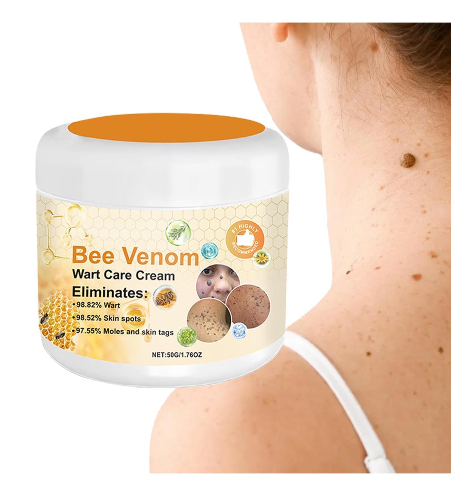 Bee venomm Wart and Tag Remover - Deep Nourishing Bee venomm Repair Cream | Tag Recede Bee venomm treatmentt | Bee venomm Tag Remover for Long-Lasting Hydration Reduce Redness and Swelling - Buy Online on GoSupps.com