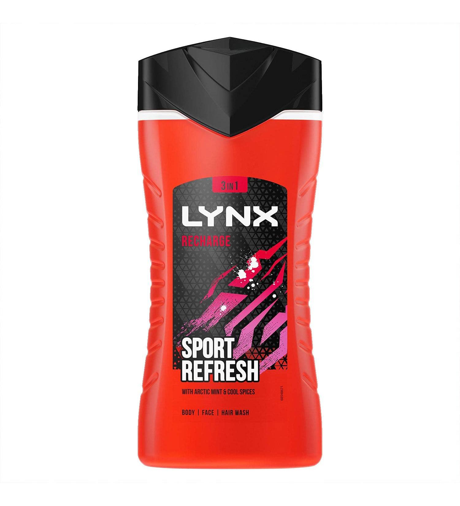 Lynx Shower Gel Recharge 225ml - Buy Online on GoSupps.com