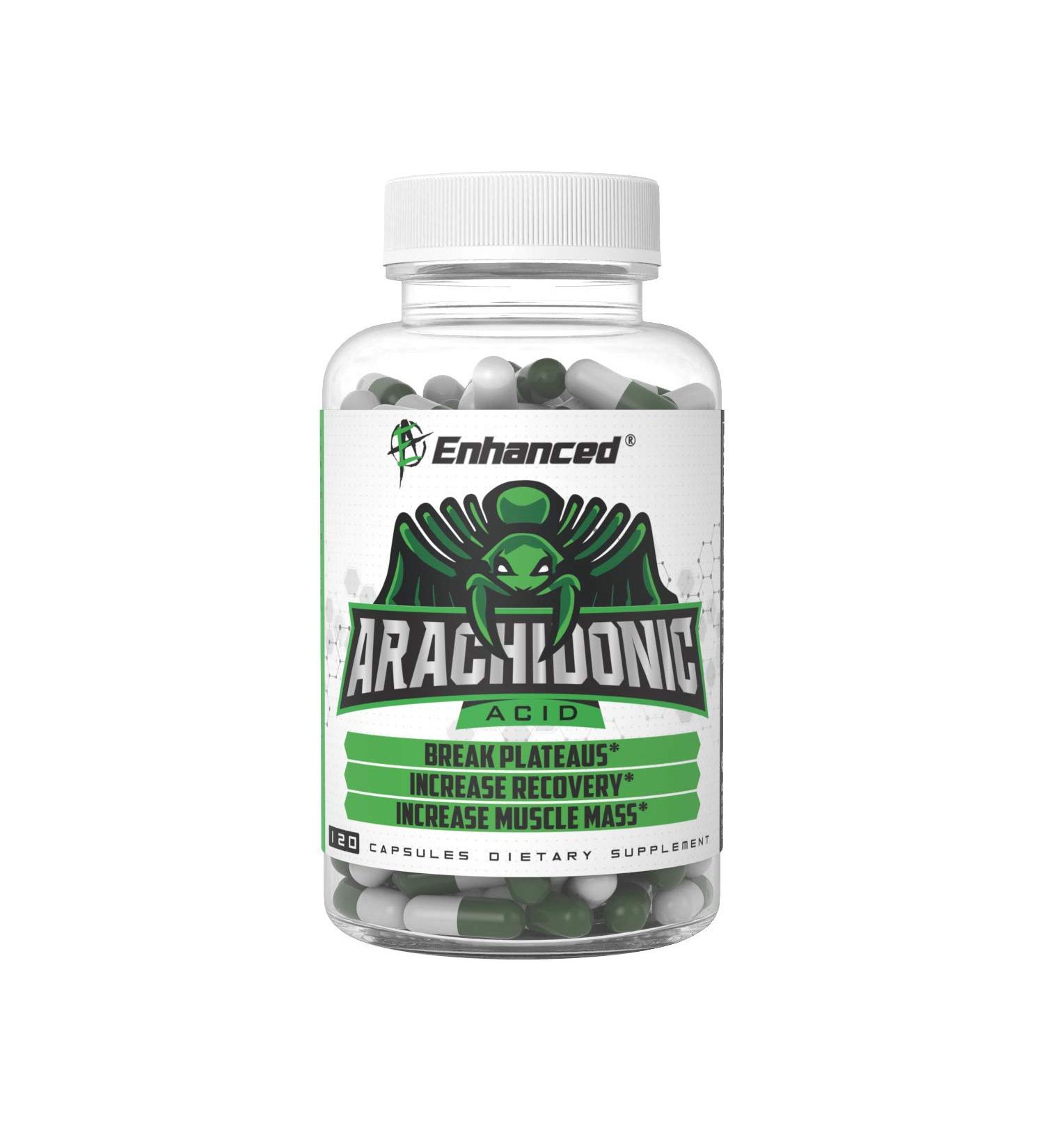 Enhanced Labs Arachidonic Acid Supplement - Muscle & Strength Booster (120 Capsules) - Buy Online on GoSupps.com