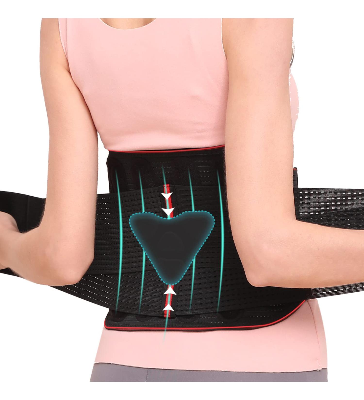 Hameisen Back Brace for Lower Back Pain Relief - Adjustable Support for Herniated Disc, Sciatica, Scoliosis - Lightweight & Breathable Mesh with Lumbar Pad - Men & Women (Size: M S/M) - Buy Online on GoSupps.com