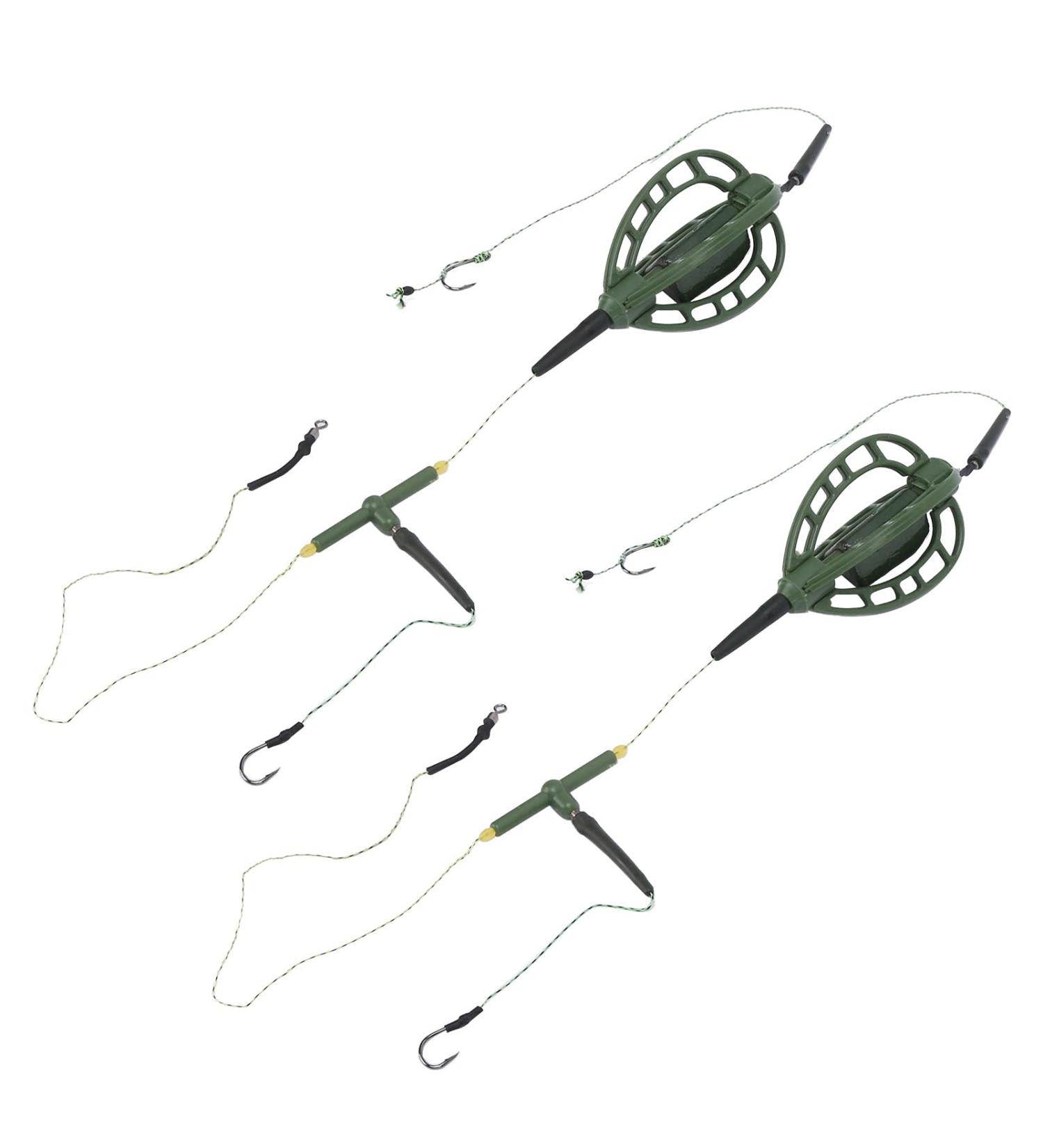 Carp Fishing Feeder Inline Method - 35g & 48g Rig Feed Baskets | European Style Angler Accessories - Buy Online on GoSupps.com