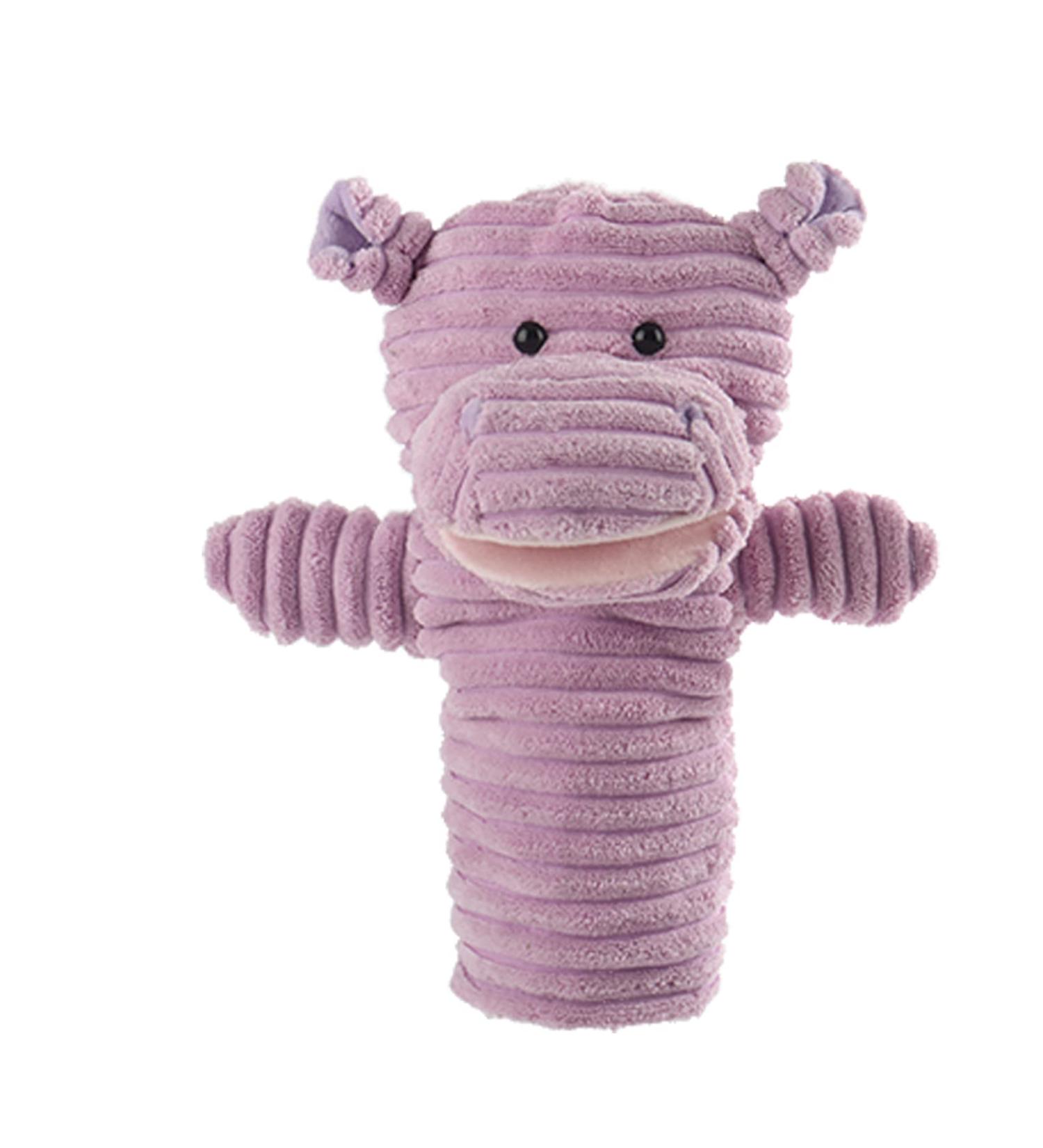 Apricot Lamb Soft Purple Hippo Hand Puppet | Movable Mouth for Storytelling & Teaching | Preschool Size 10 - Buy Online on GoSupps.com