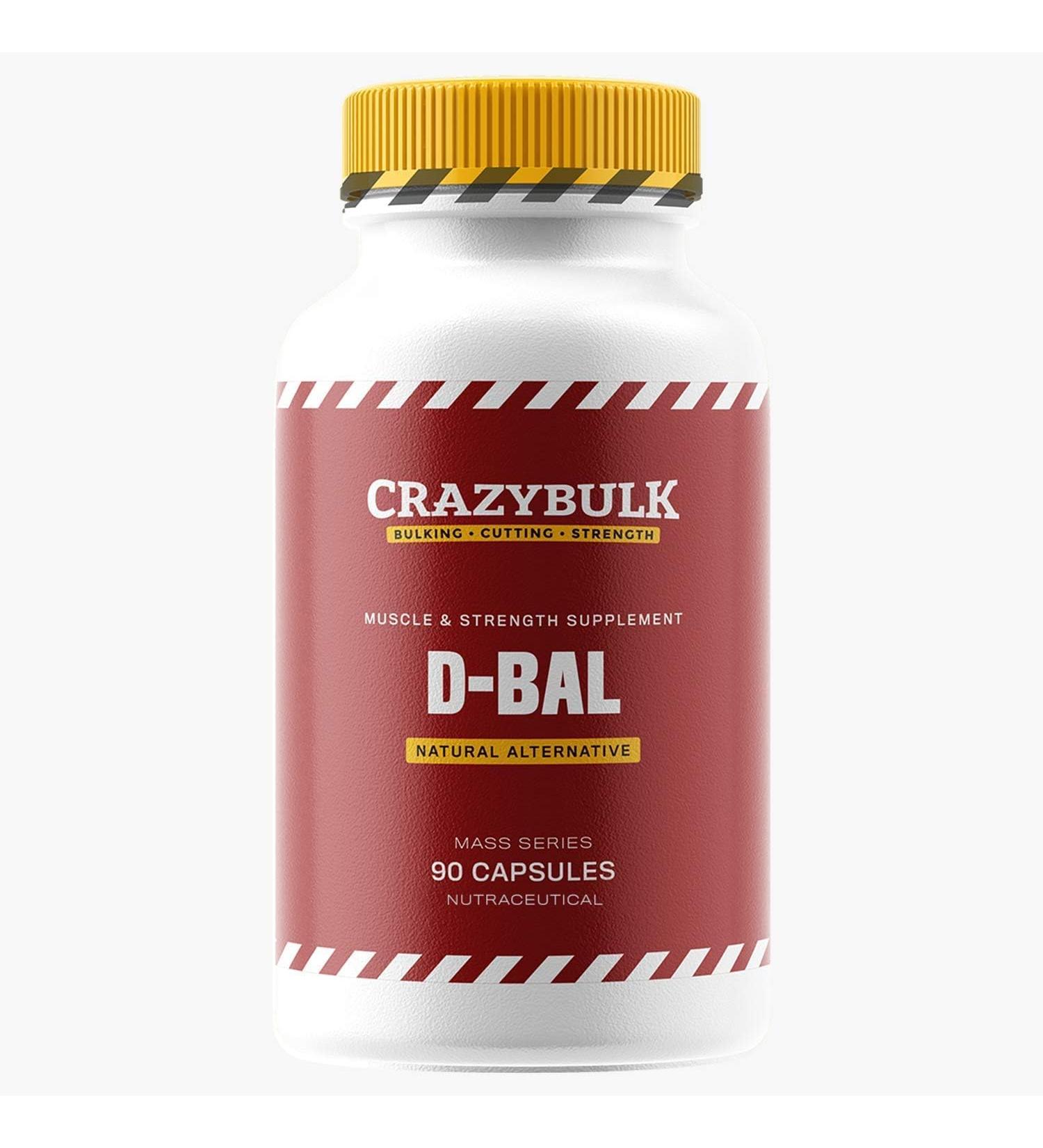RNB Vitation CrazyBulk D-BAL Muscle Builder Strength Gain Crazy Bulk - 90 Capsule - Buy Online on GoSupps.com