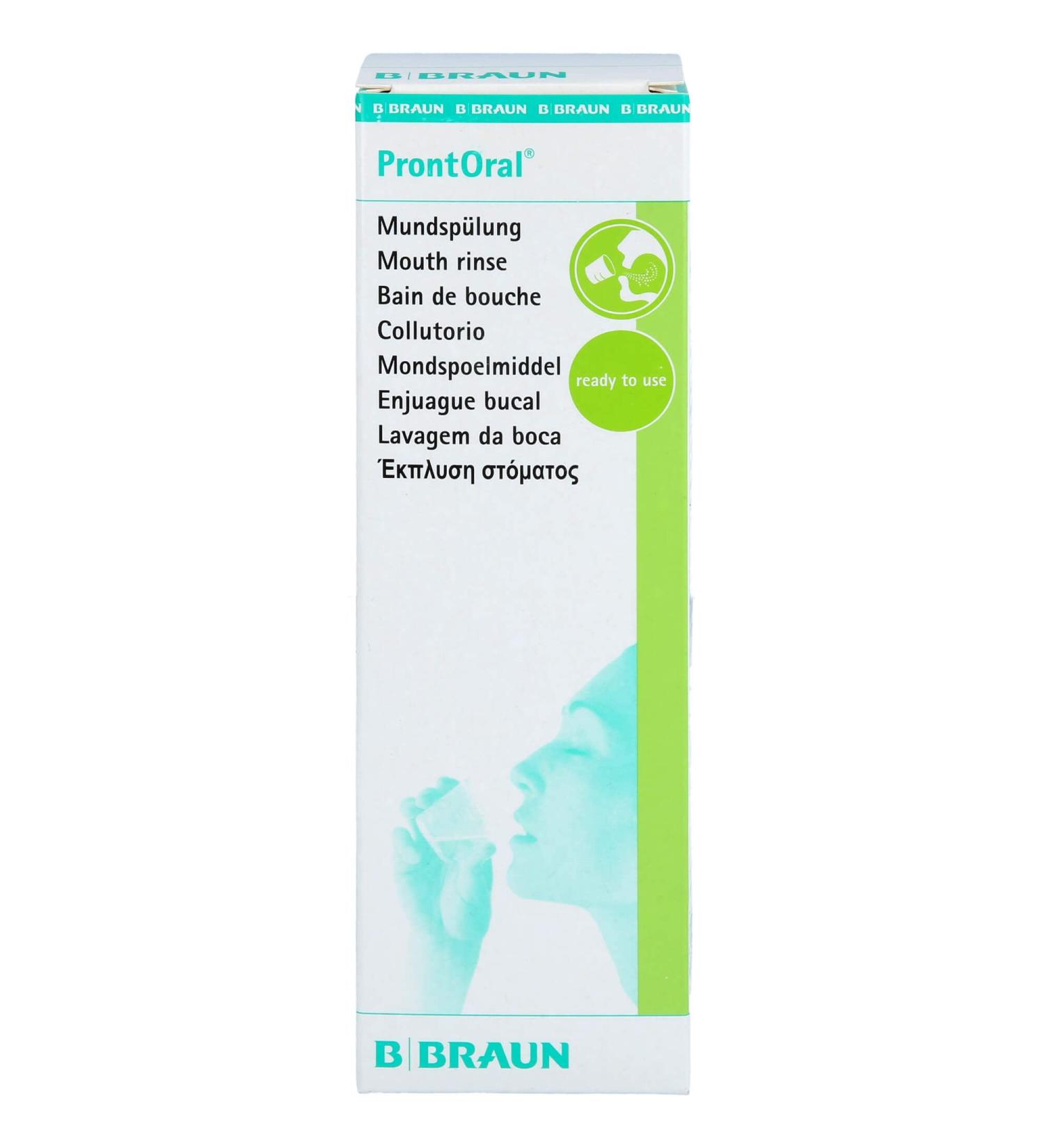 Prontoral Mouthwash Solution 250 ml - Effective Oral Care for Fresh Breath | Buy Internationally - Buy Online on GoSupps.com