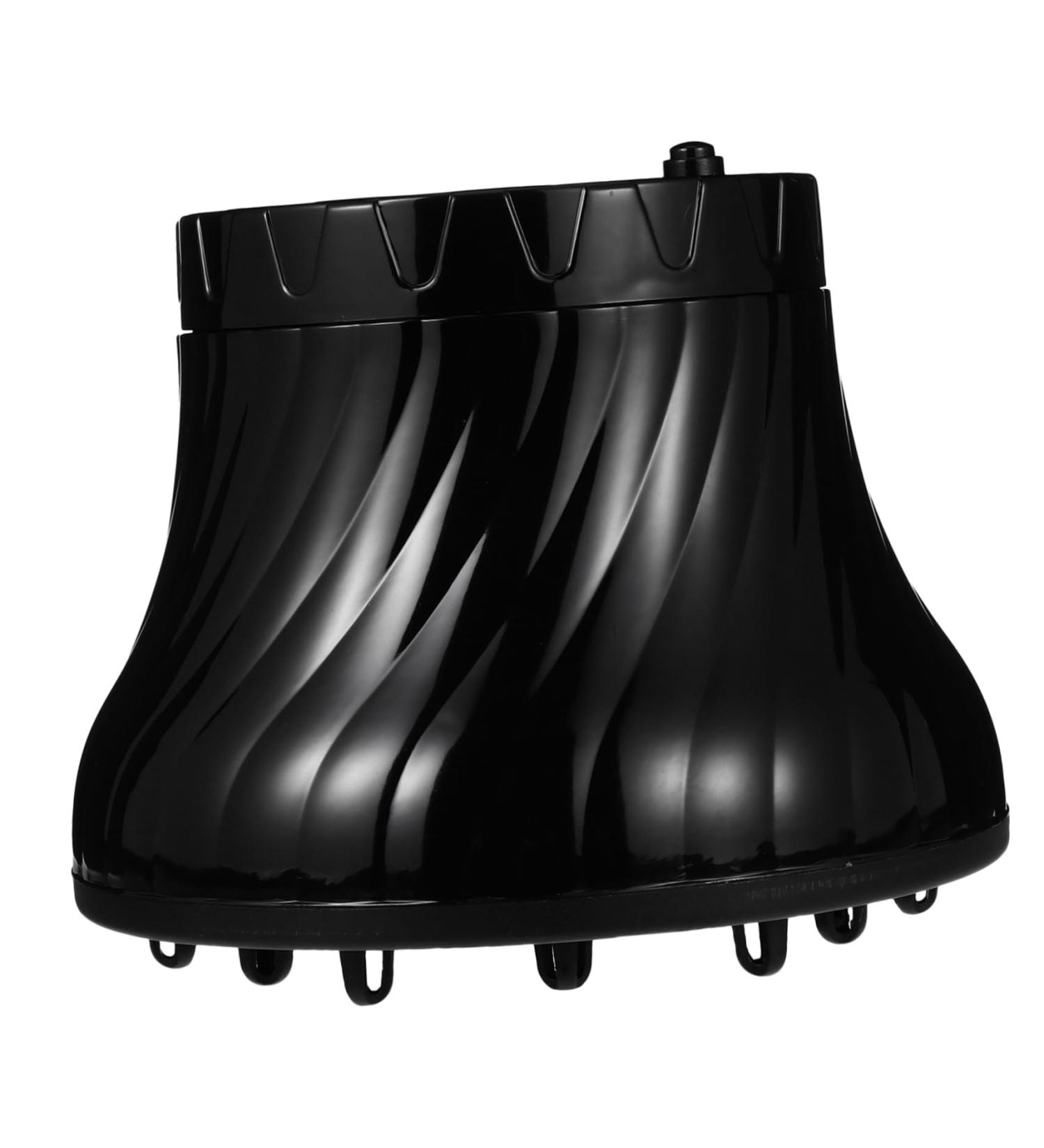 Universal Hair Dryer Cover & Diffuser Attachment for Curly Hair | 16x14cm Black - Perfect for Blow Dryers | International Shipping Available - Buy Online on GoSupps.com