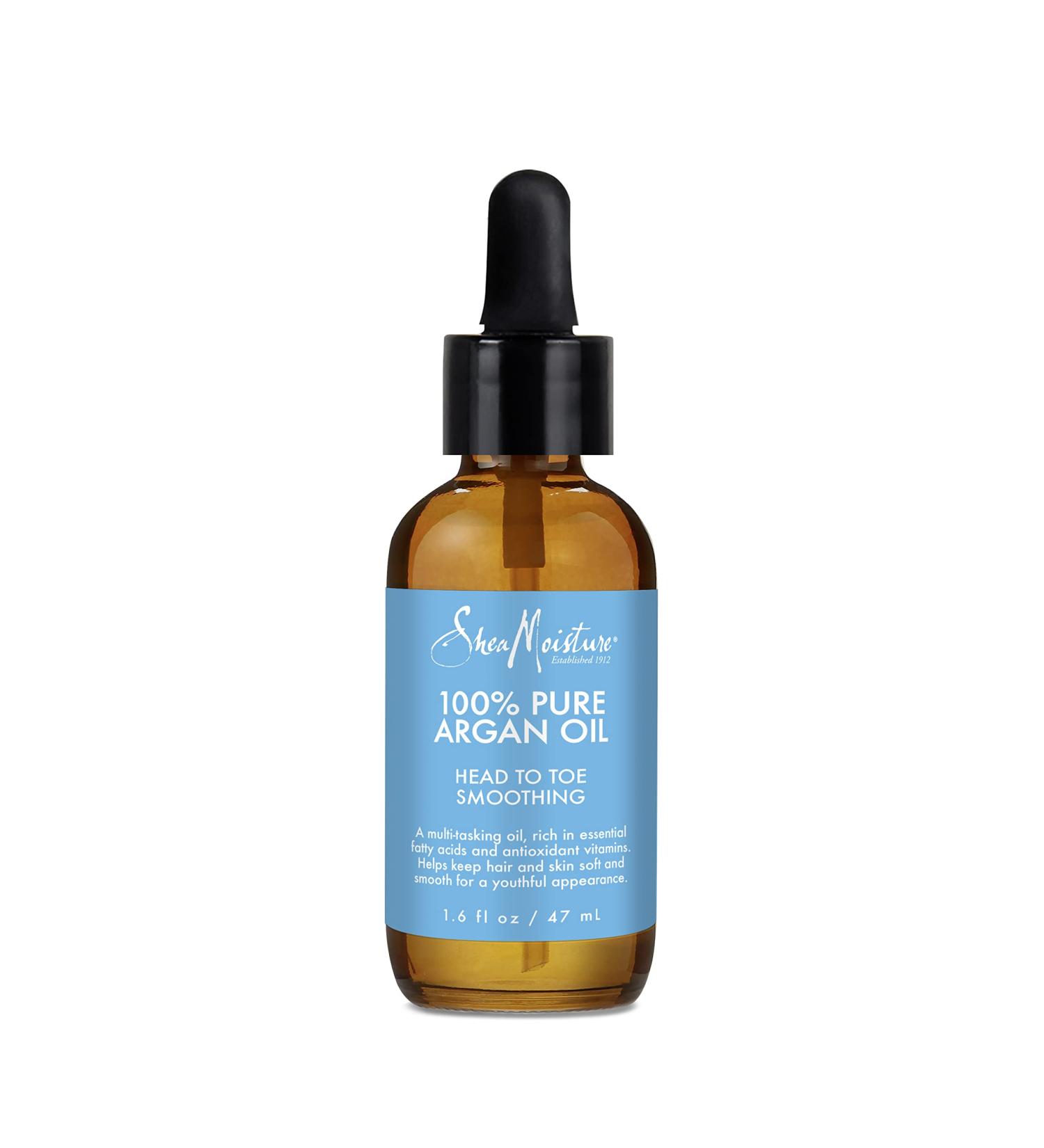 SheaMoisture 100% Pure Argan Oil Multi-Tasking Oil for Hair & Skin - 1.6 Fl Oz - Buy Online on GoSupps.com